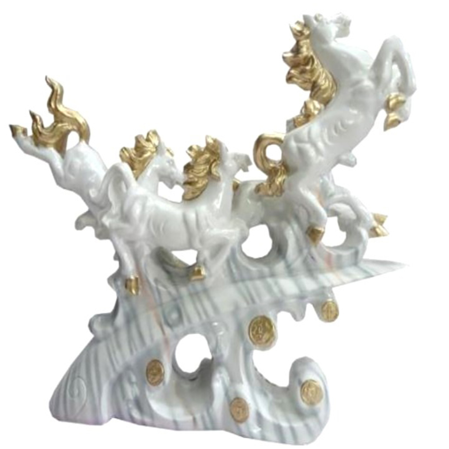 Deesha Planters and Decors Fengshui Running Horses