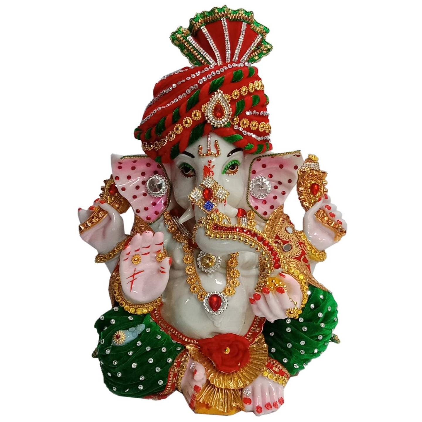 Deesha Planters and Decors Lord Ganesh Ji Idol 12x6x14 inch