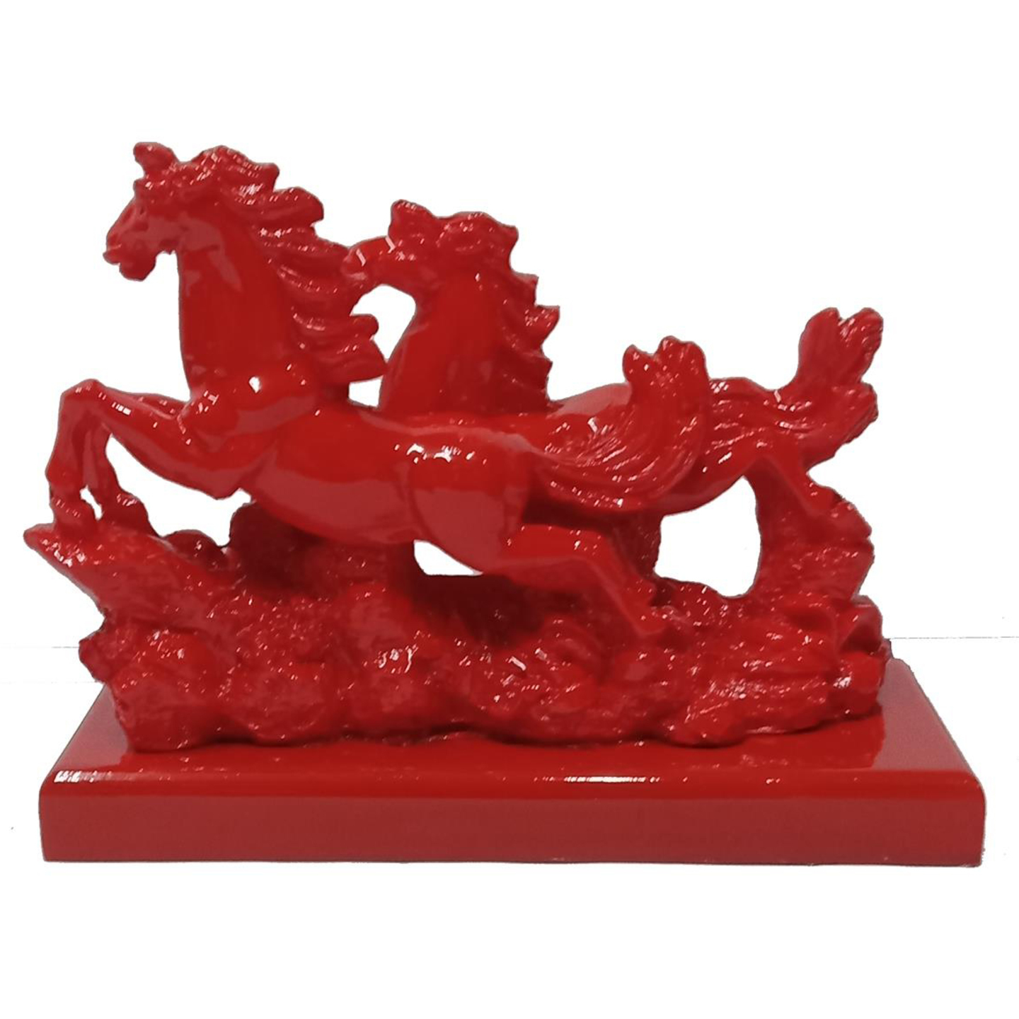Deesha Planters and Decors Small Red Horse 6x2.5x4.5 inch