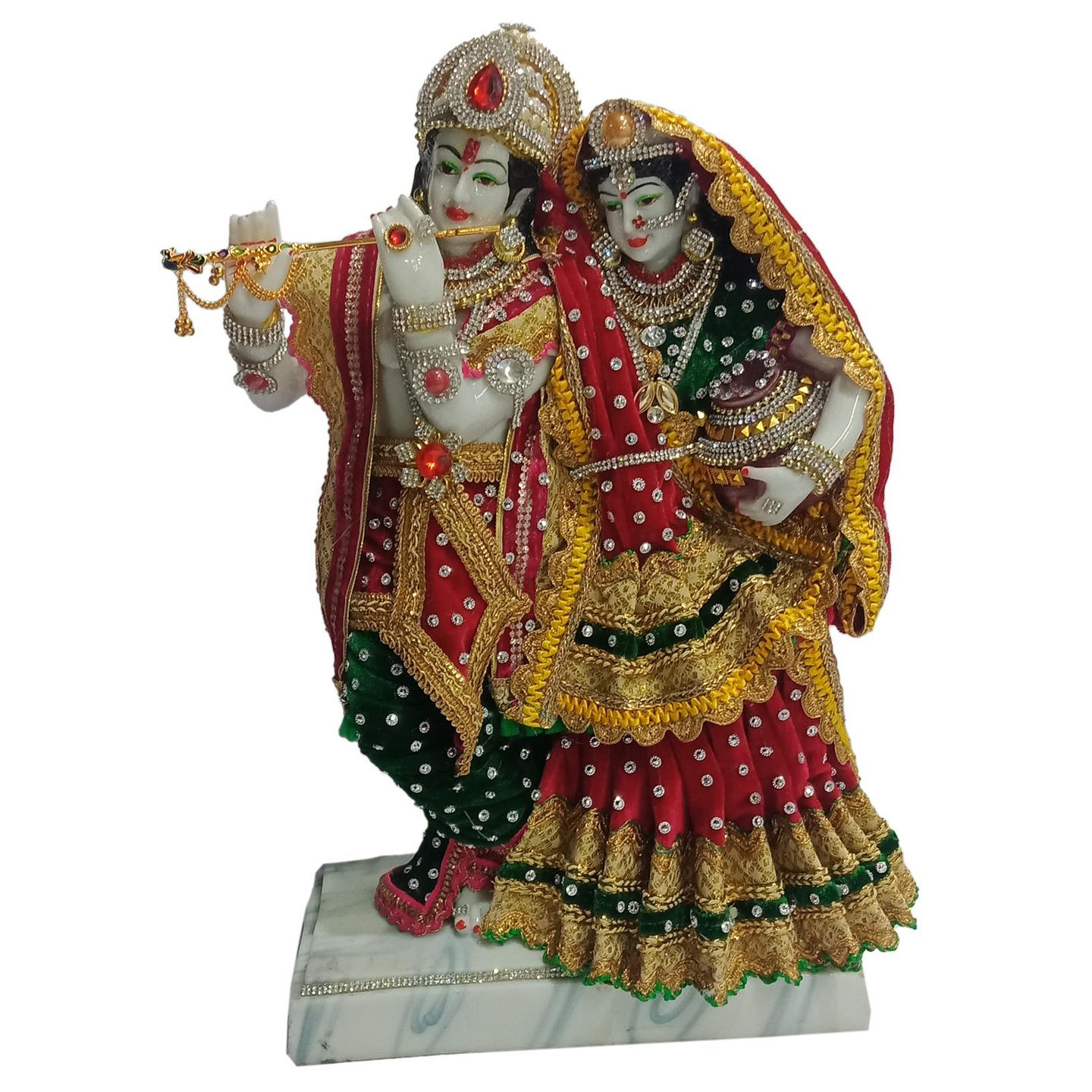 Deesha Planters and Decors Radha Krishna Ji 10X5.5X16.5 inch