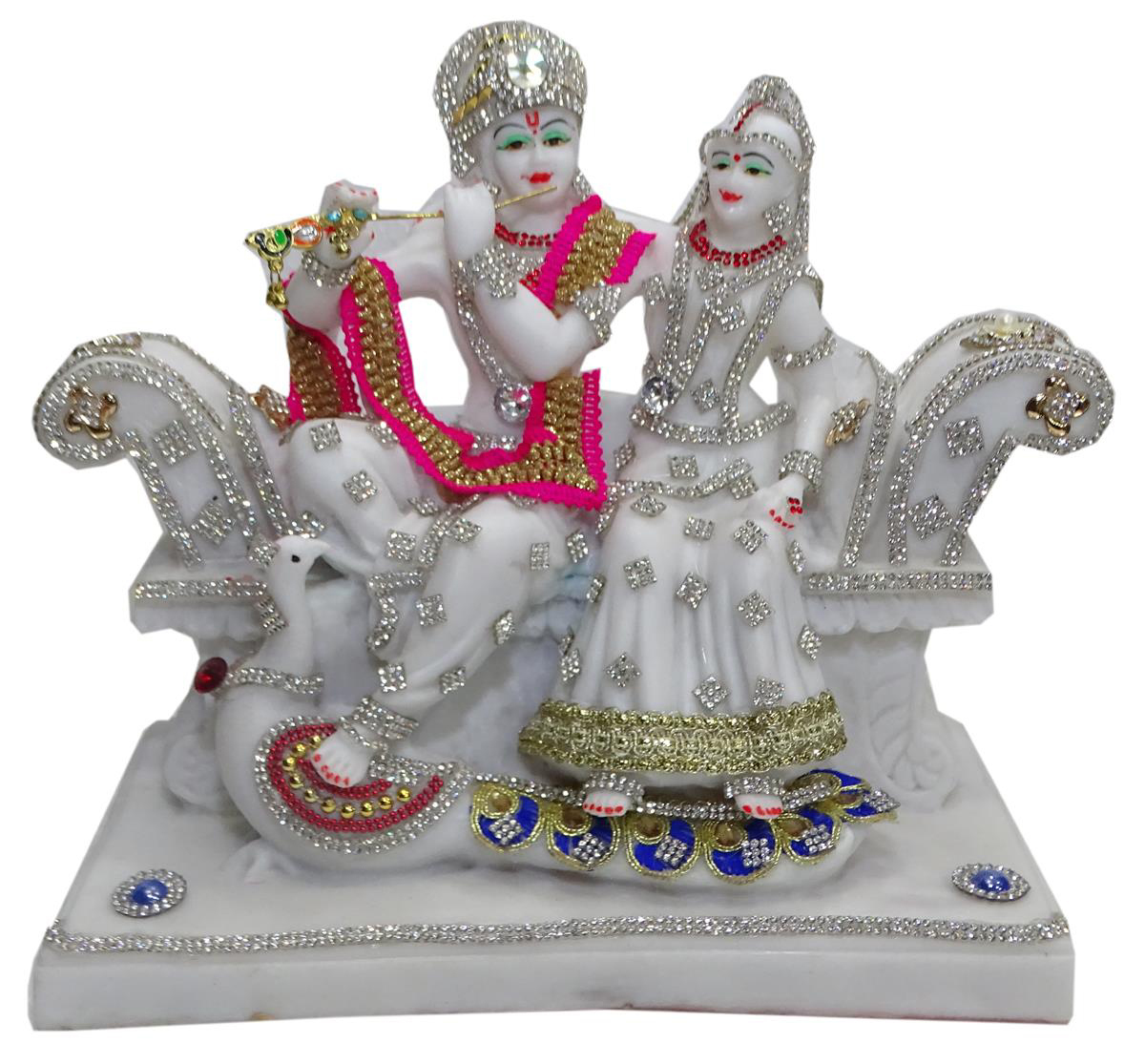 DEESHA PLANTERS AND DECORS RADHA KRISHAN JI STATUE 55