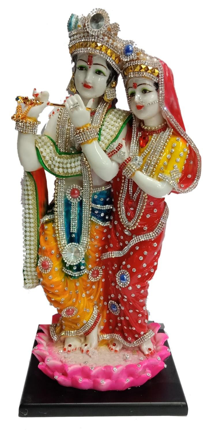 DEESHA PLANTERS AND DECORS RADHA KRISHAN JI STATUE 68