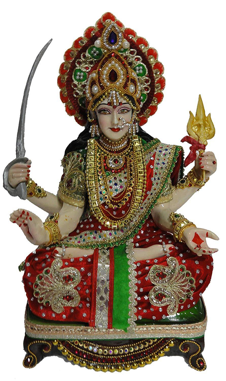 Deesha Planters and Decors Santoshi Mata12X7X17.25