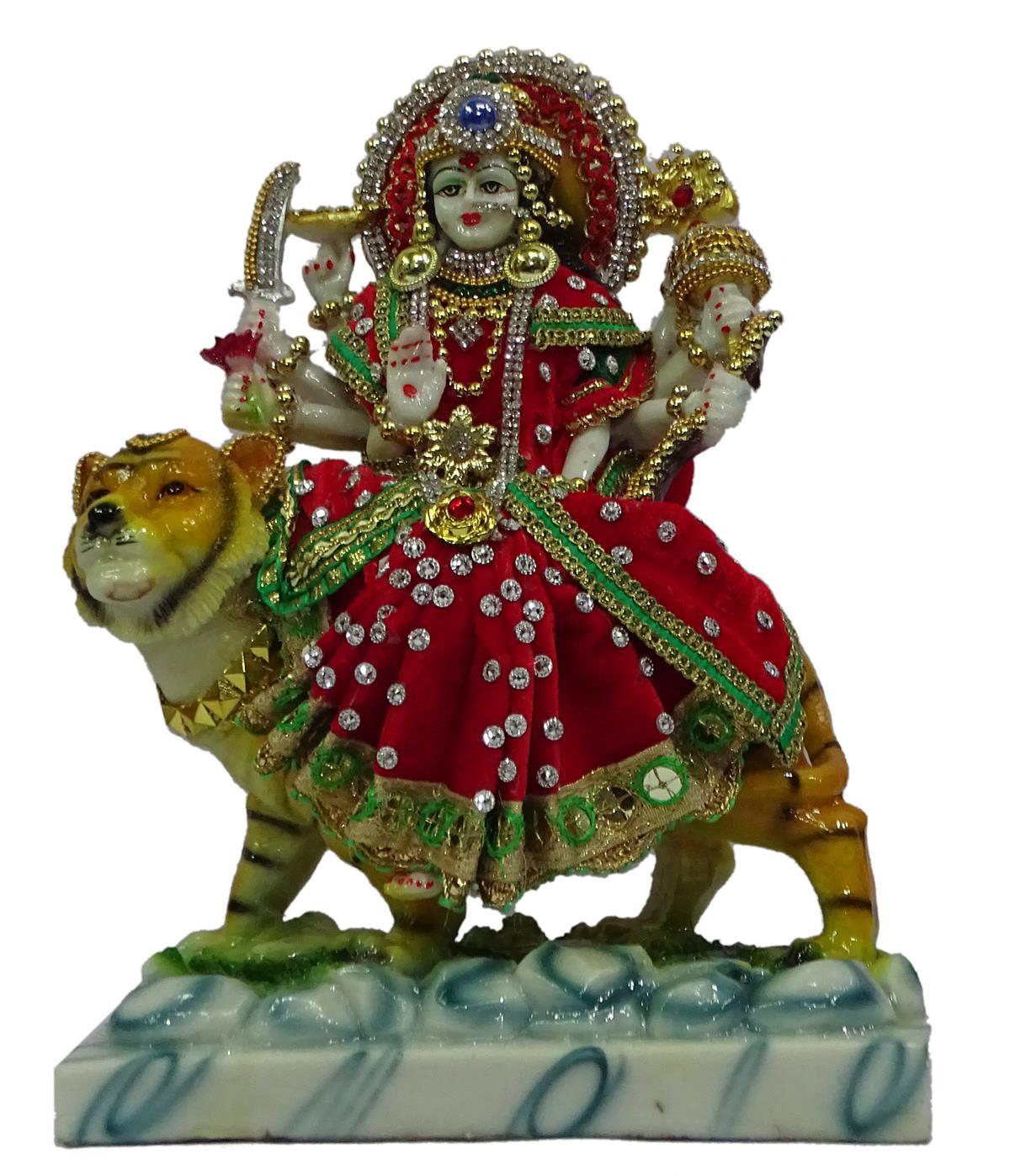 Deesha Planters and Decors Durga Mata Idol 8X4X10 inch
