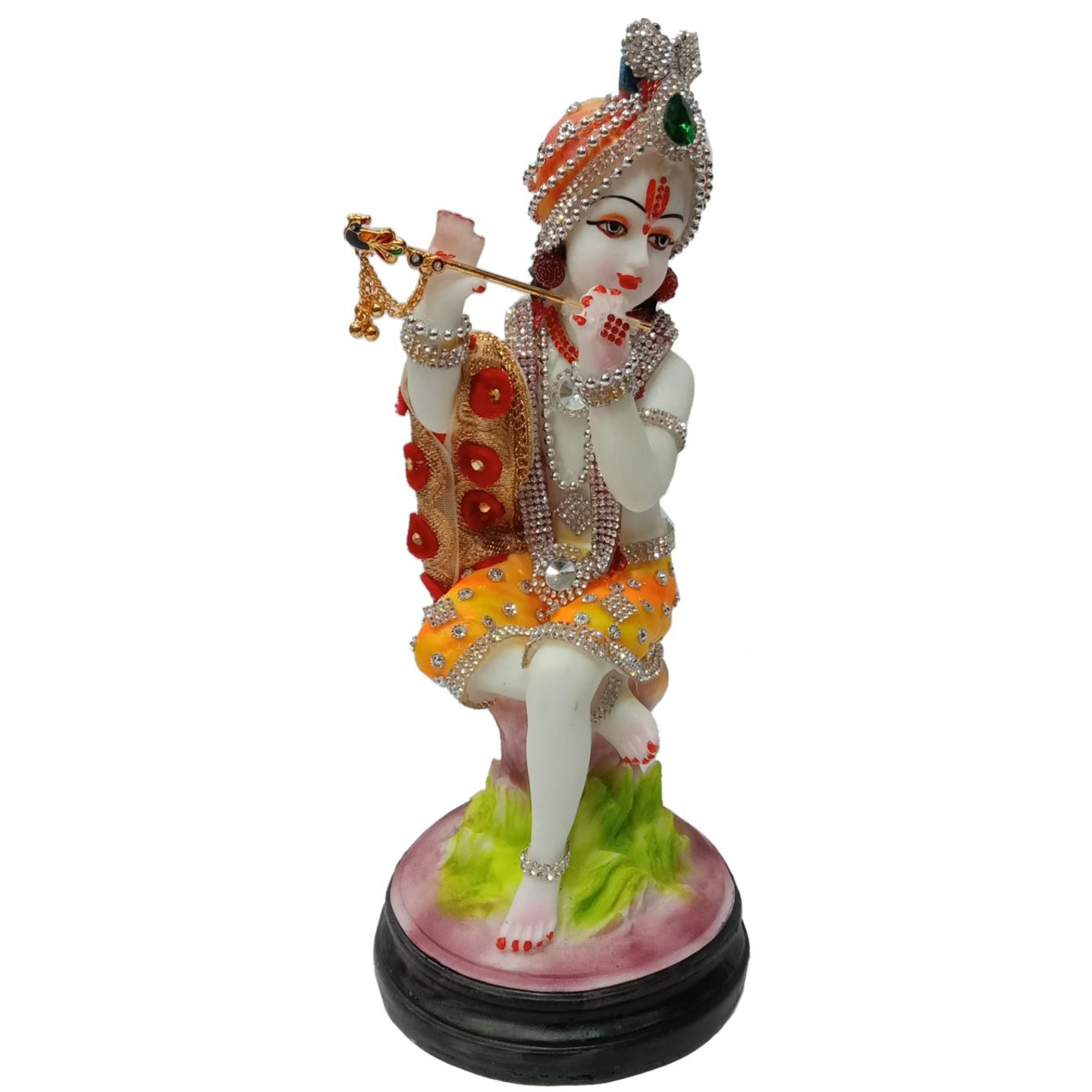 Deesha Planters and Decors Krishna Idol Statue2 (5X5X12 inches)