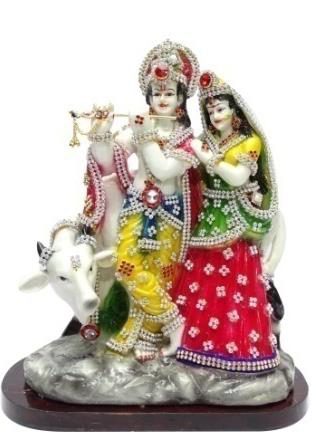 DEESHA PLANTERS AND DECORS RADHA KRISHAN JI STATUE 32