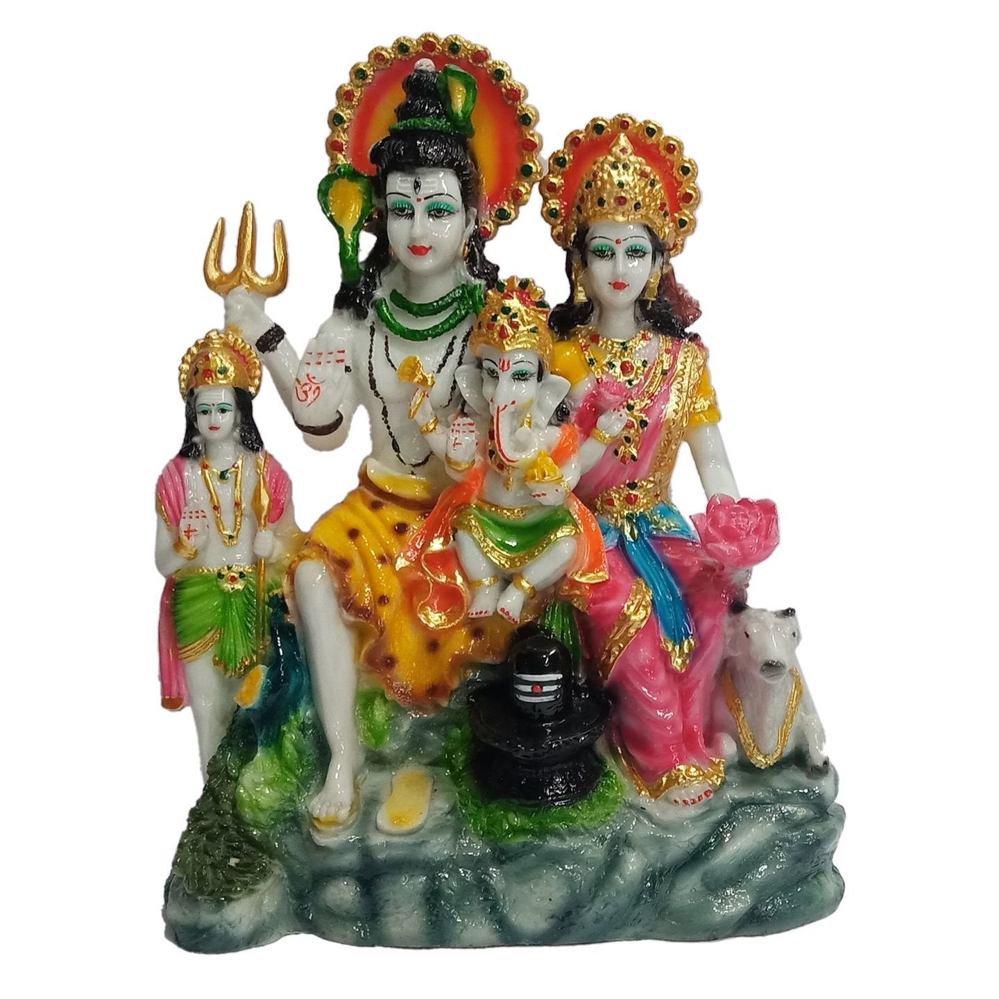 Deesha Planters and Decors Lord Shiv Family Statue (31X13X40 CM)