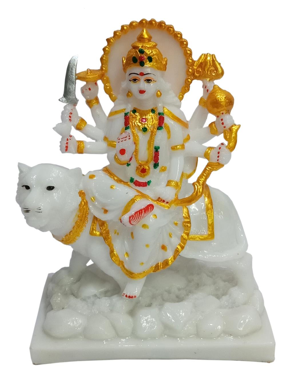 Deesha Planters and Decors Durga Mata 8X4X10 Inch