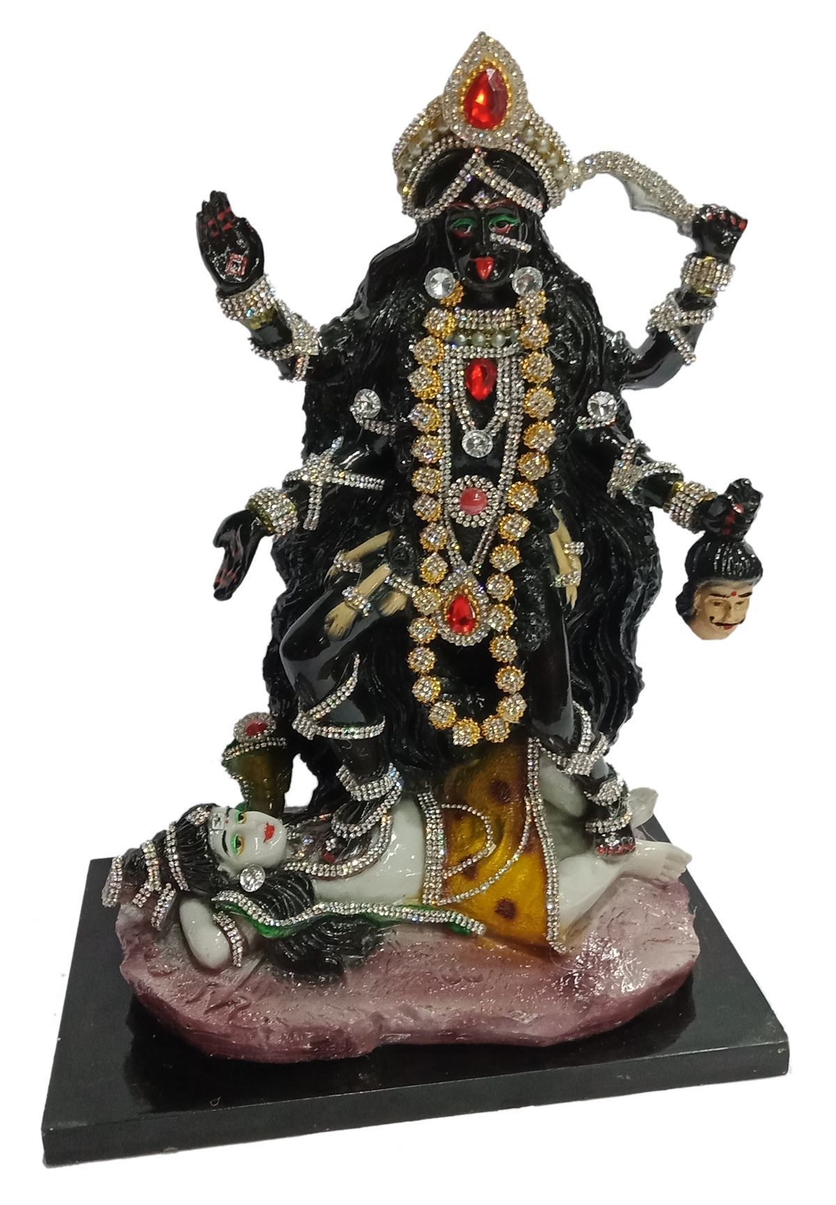 Deesha Planters and Decors Kali Mata 9.5X6.25X13.5 inch