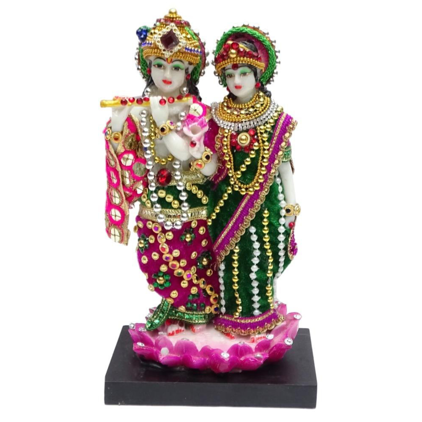Deesha Planters and Decors Lord Radha Krishan Idol Statue (5X4X8.25")