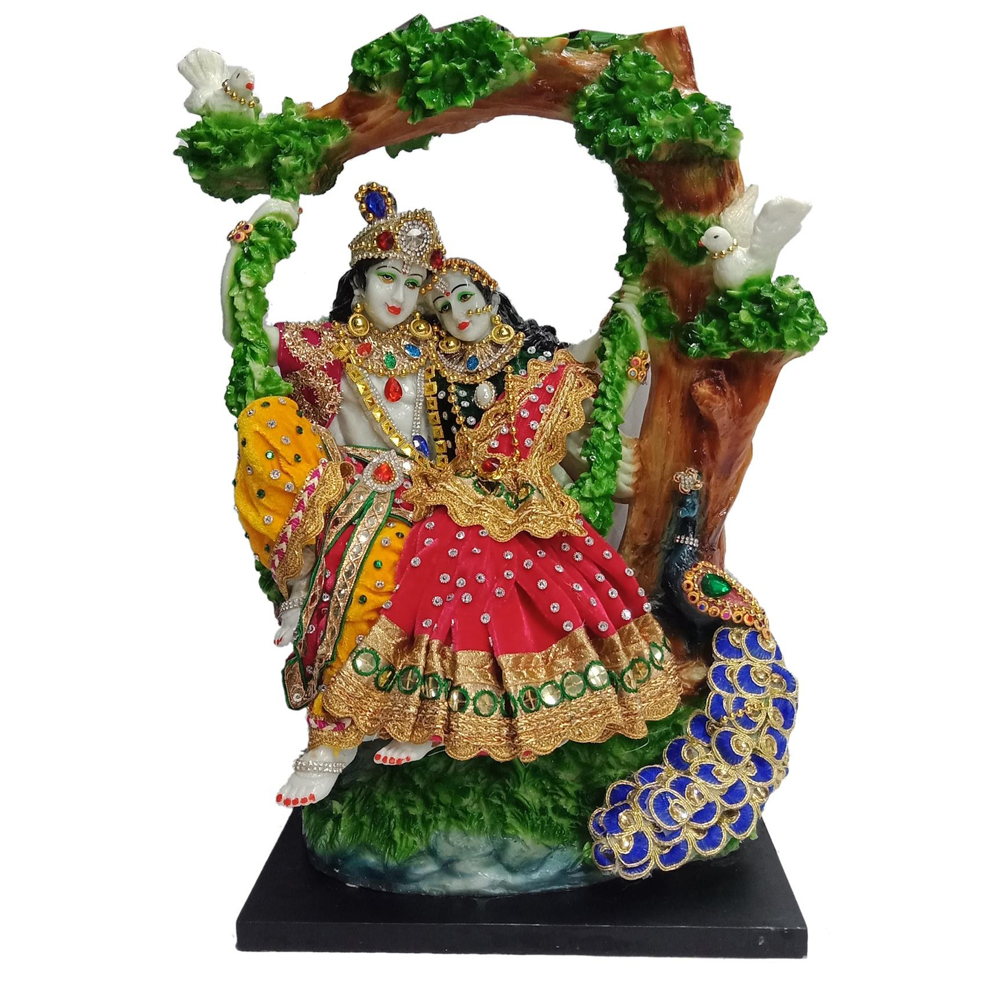 Deesha Planters and Decors Radha Krishna JI (15X7.5X17.75")