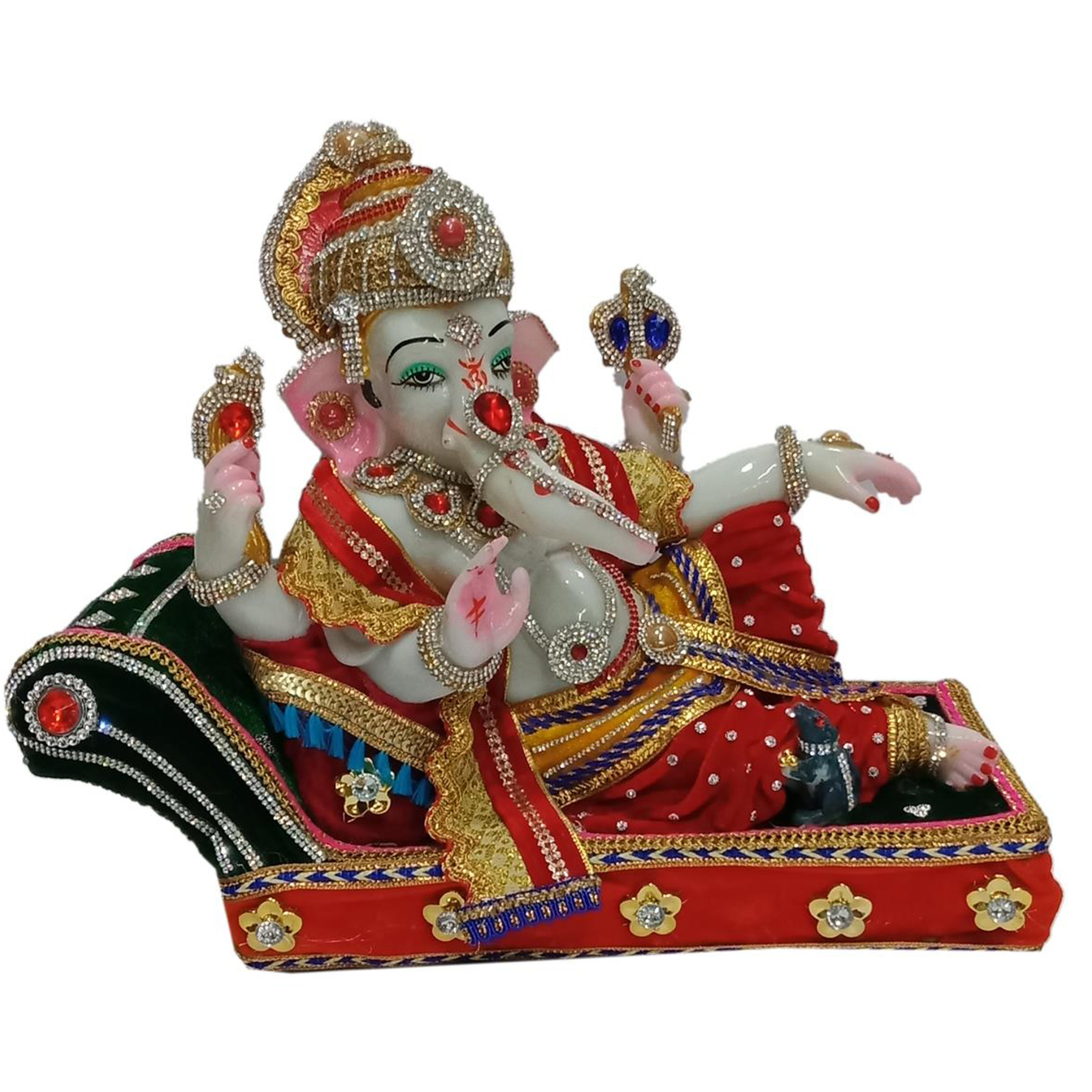 Deesha Planters and Decors Sofa Ganesh Ji 15X5.5X11.5 inch