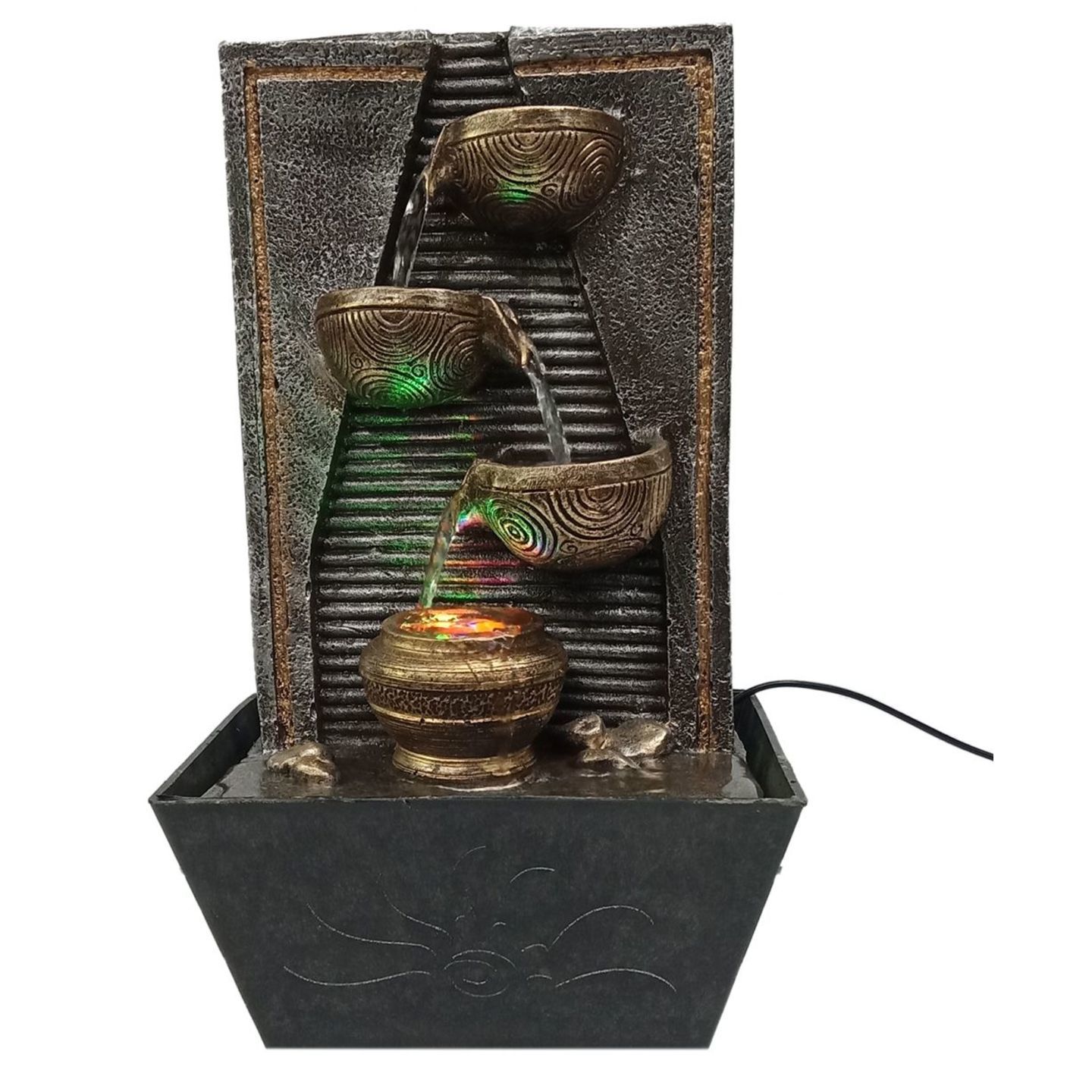 Deesha Planters and Decors Diya Matka Water Fountain 10x7.5x17 inch