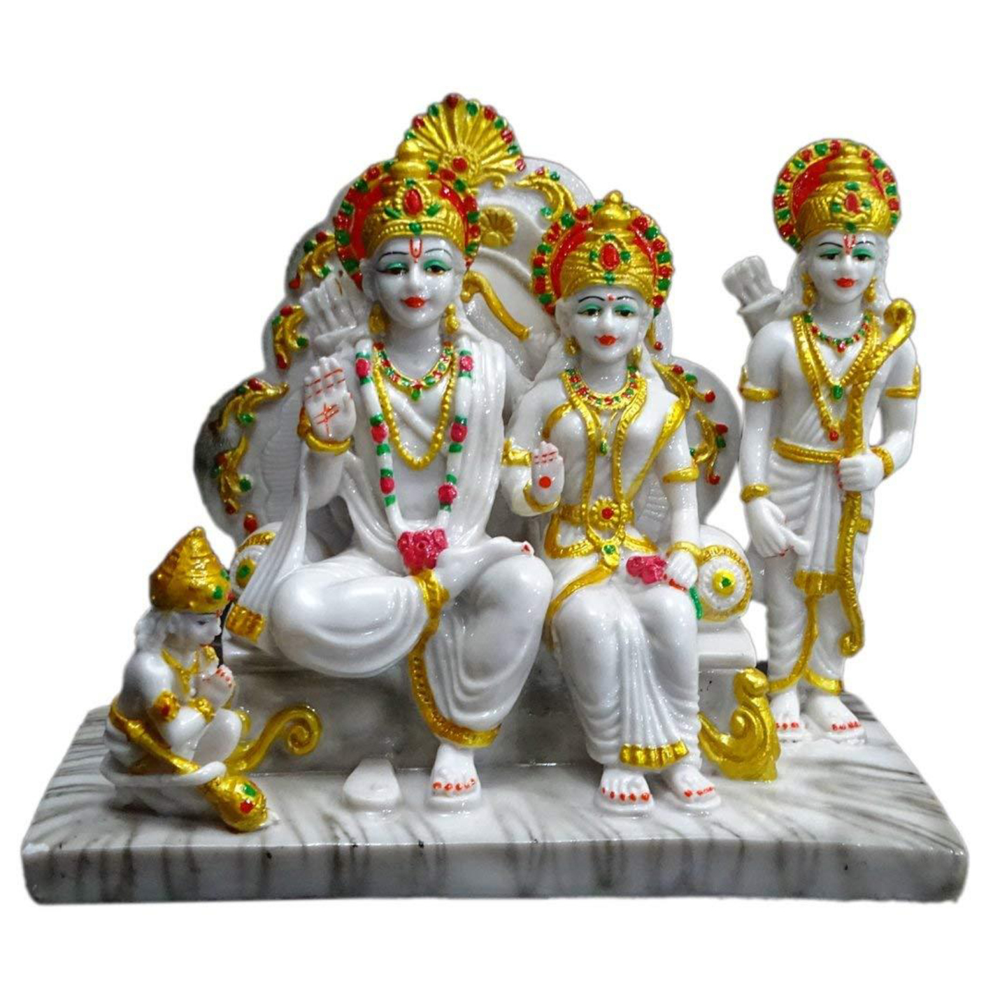 Deesha Planters and Decors Ram Darbar Idol Statue 11X5X9 inch