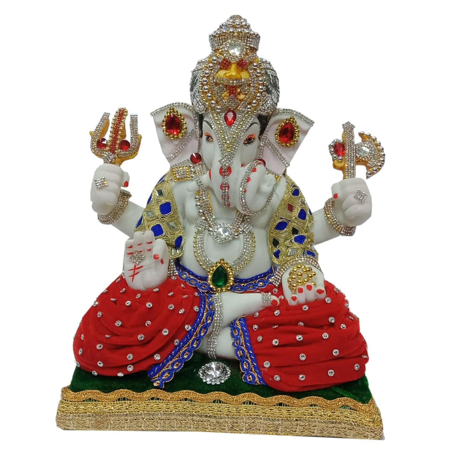 Deesha Planters and Decors Sofa Ganesha Statue 10x7x12 inch