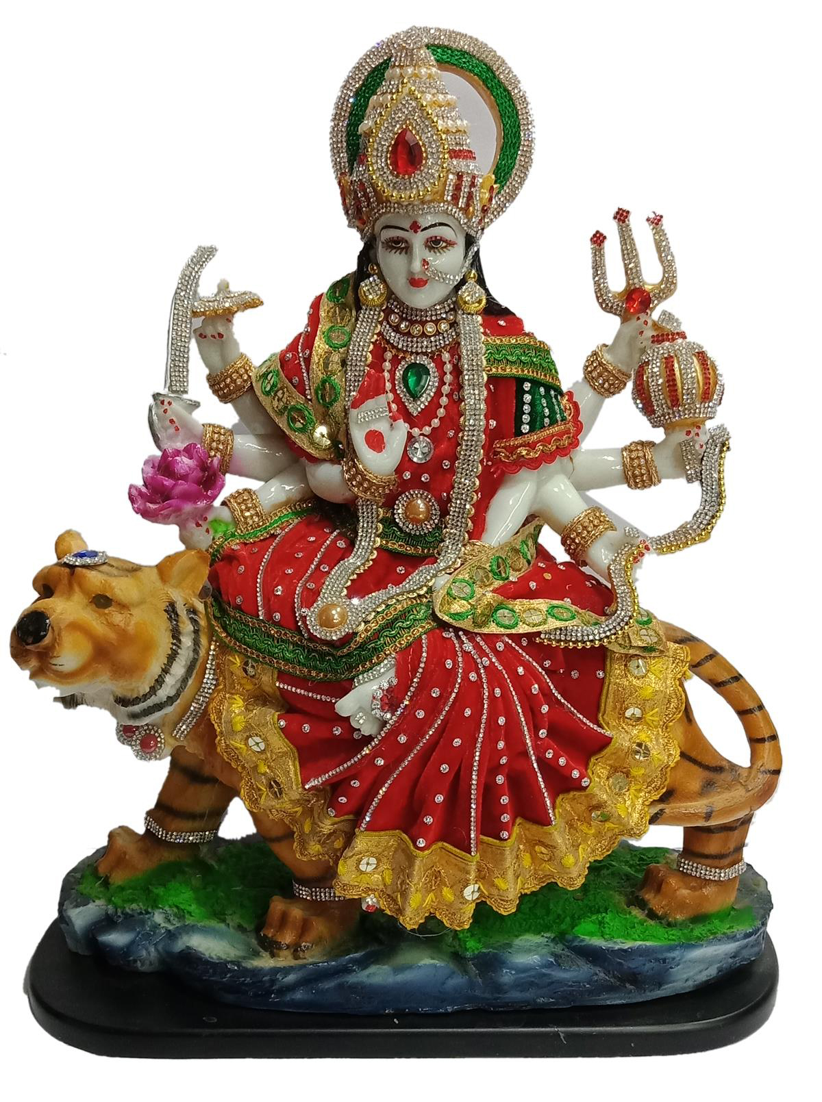 Deesha Planters and Decors Durga Mata Ji 16.25X7X17.5 inch