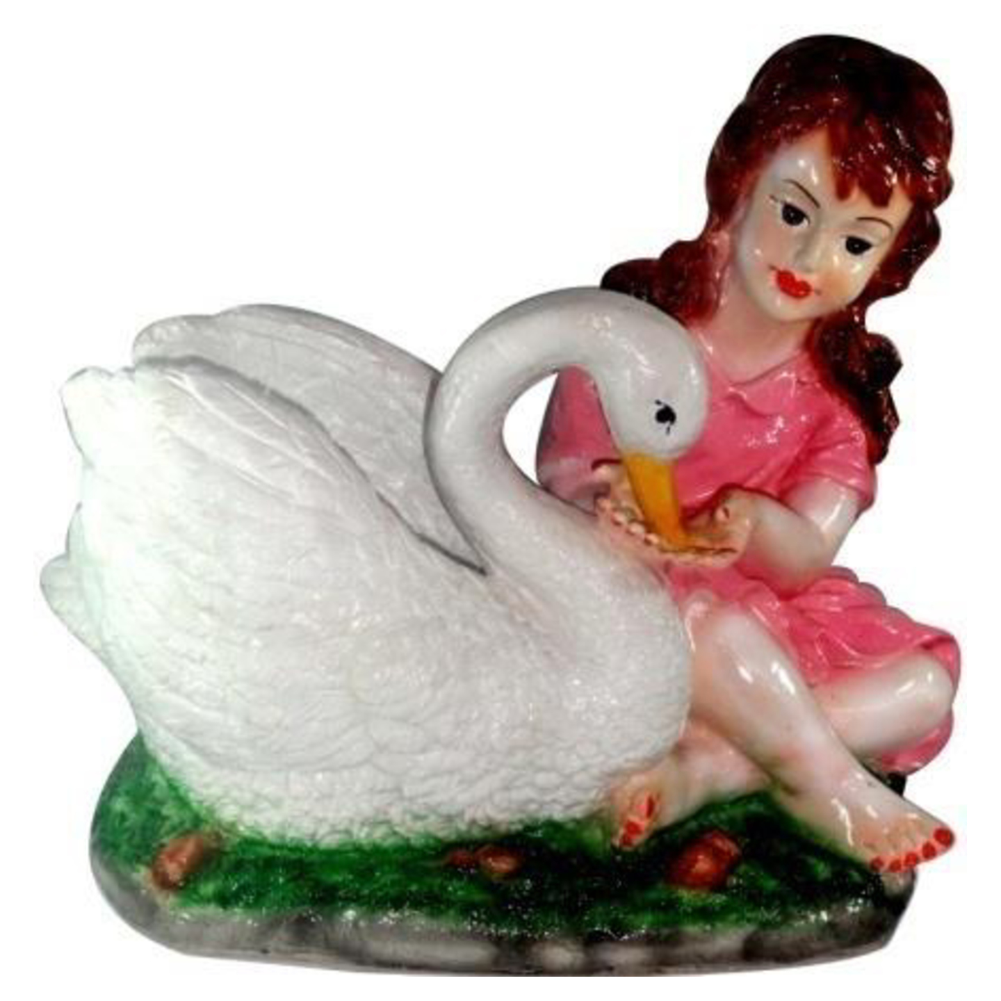Deesha Planters and Decors Swan Girl Showpiece