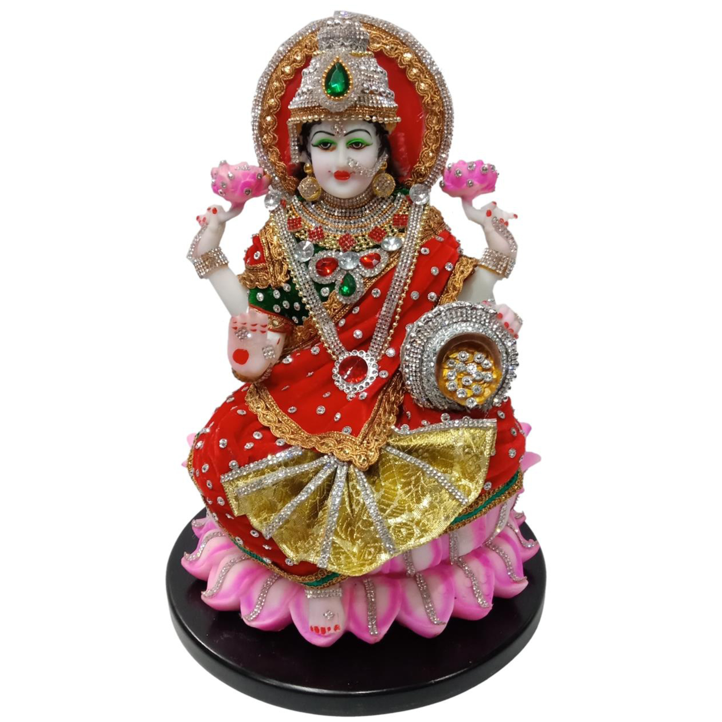 Deesha Planters and Decors Lotus Lakshmi Maa Statue
