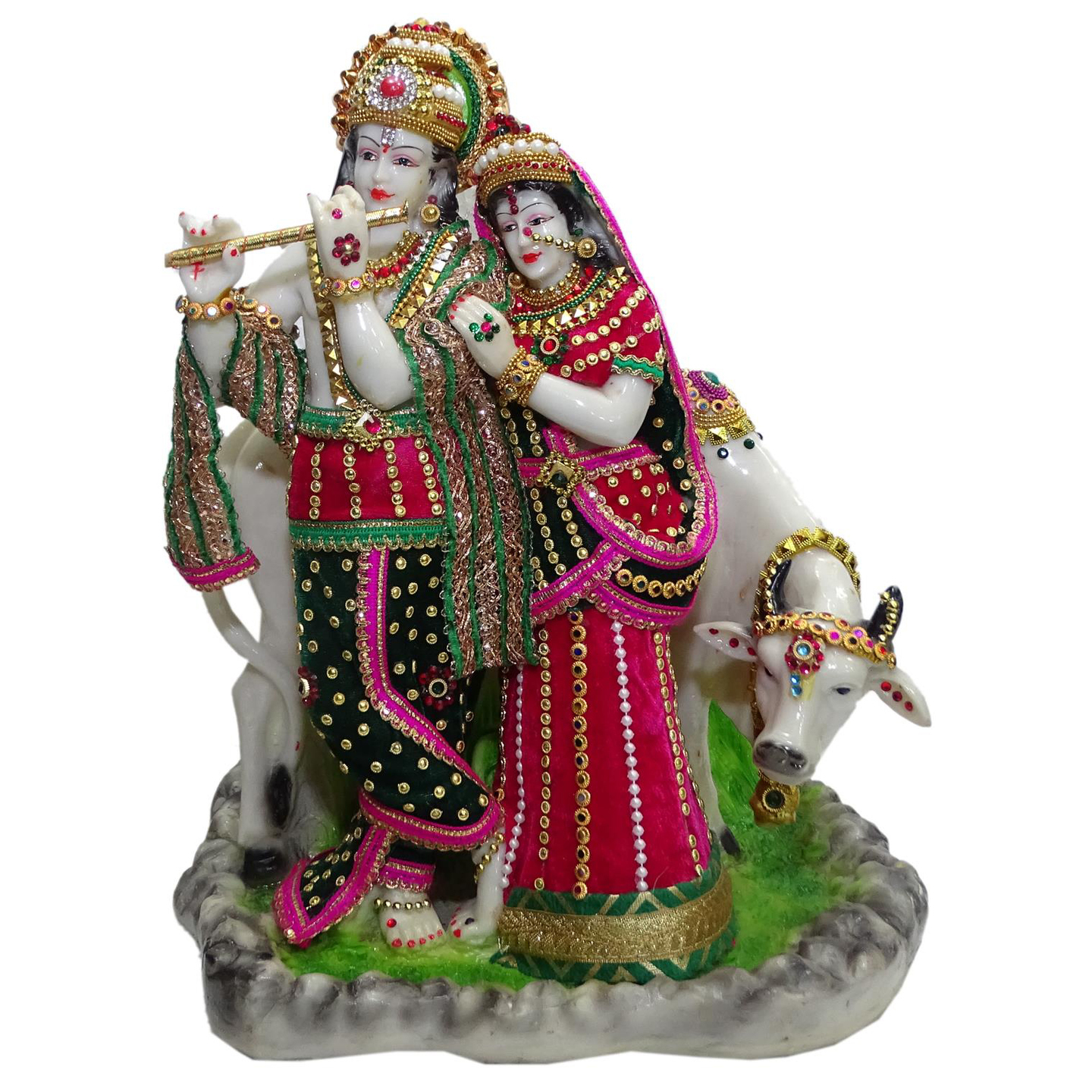 Deesha Planters and Decors RK Statue (12.5X9X15 inch)