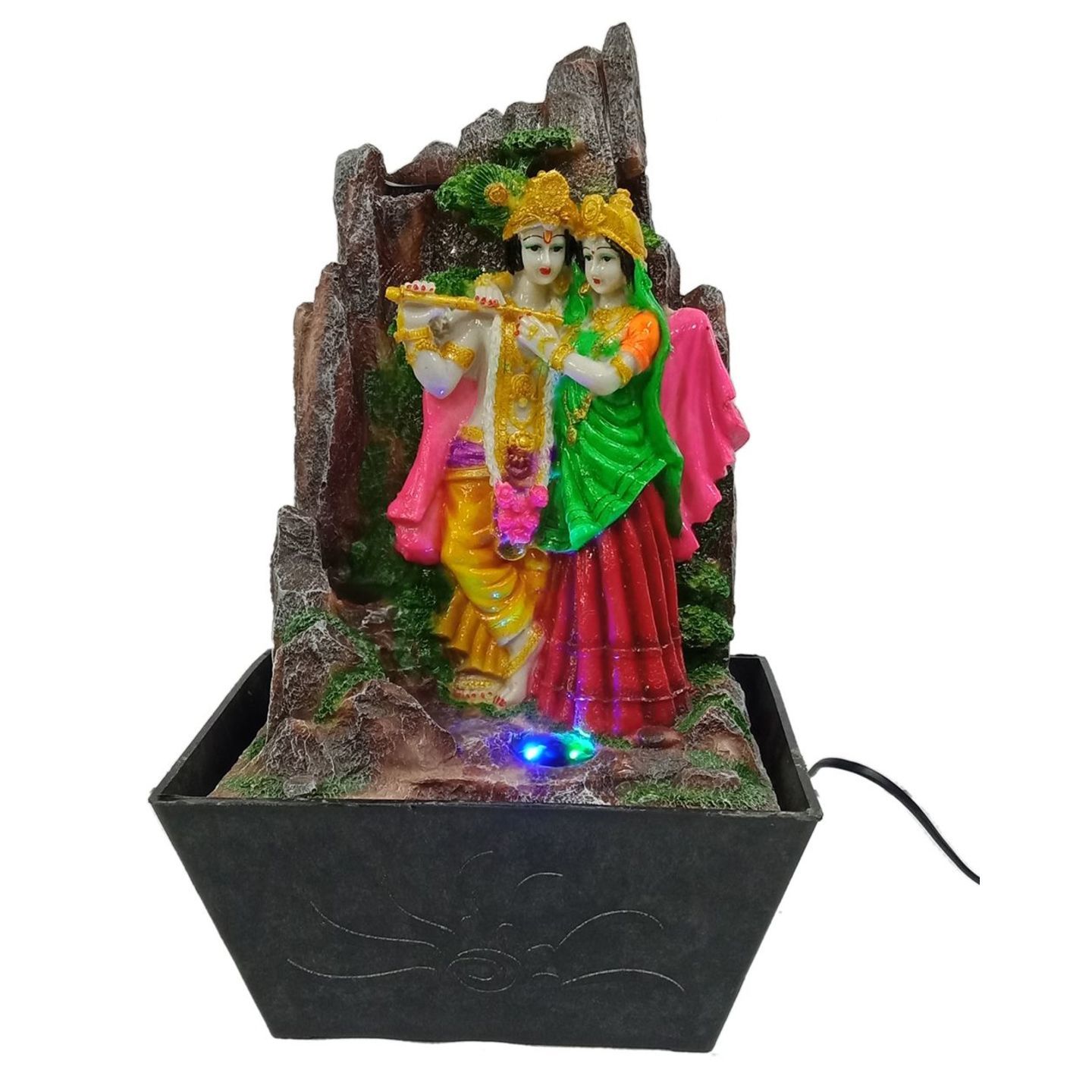 Deesha Planters and Decors Radha Krishna Water Fountain10x7.5x17 inch