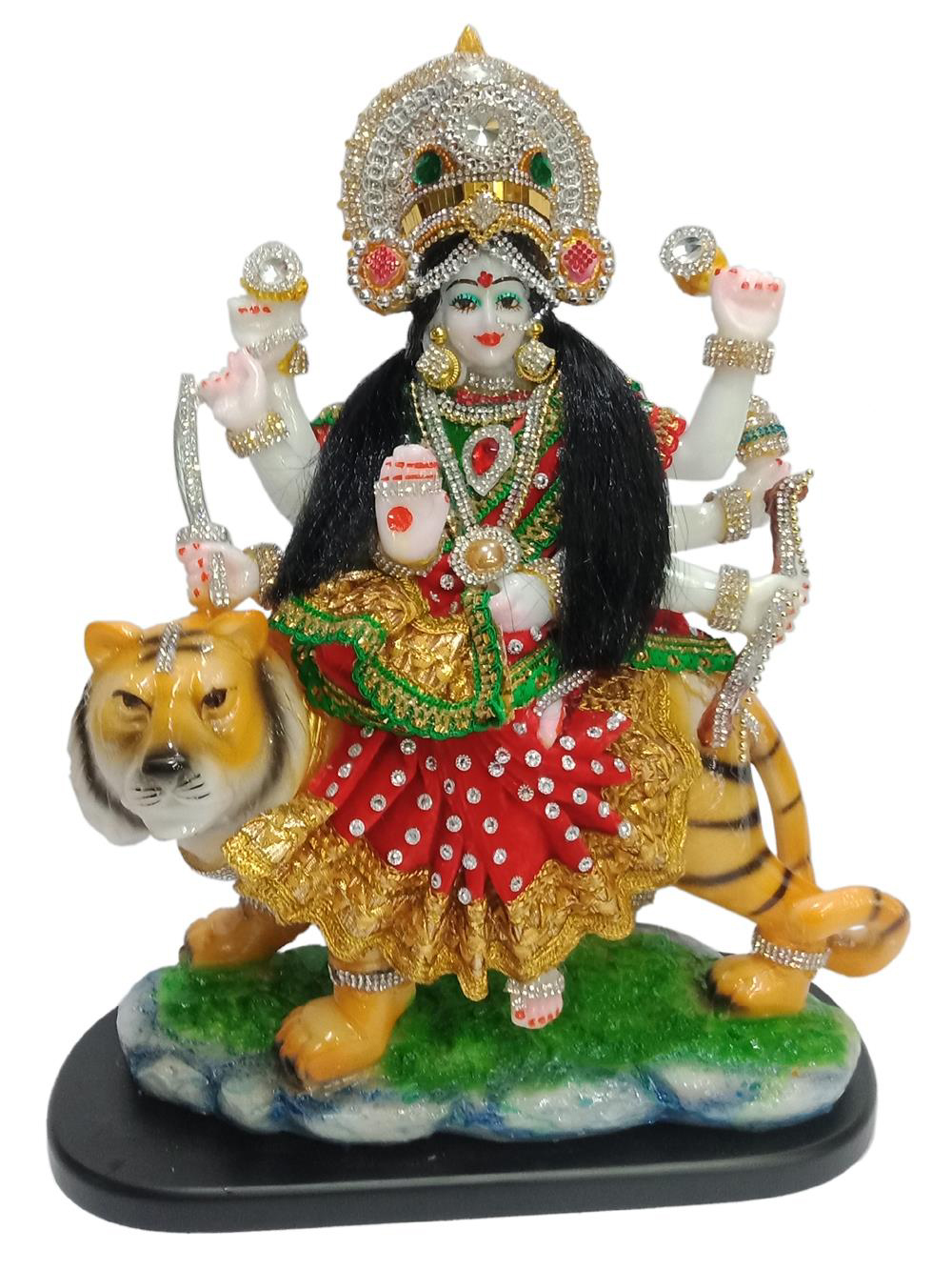 Deesha Planters and Decors Durga Mata 10.5X5.5X15.5 inch
