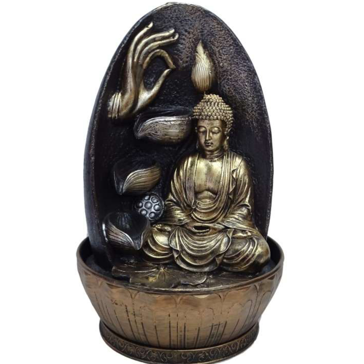 Deesha Planters and Decors Buddha Fountain 10X10X15 INCH