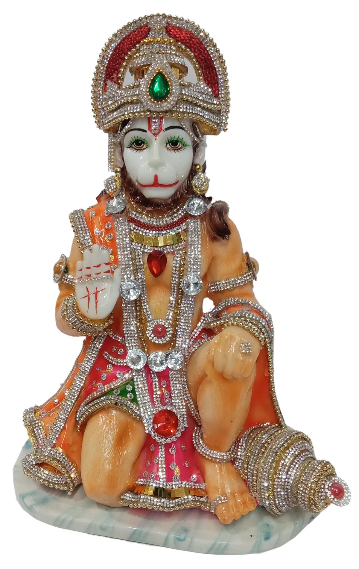 Deesha Planters and Decors Jarkan Hanuman Idol10X6X13.5