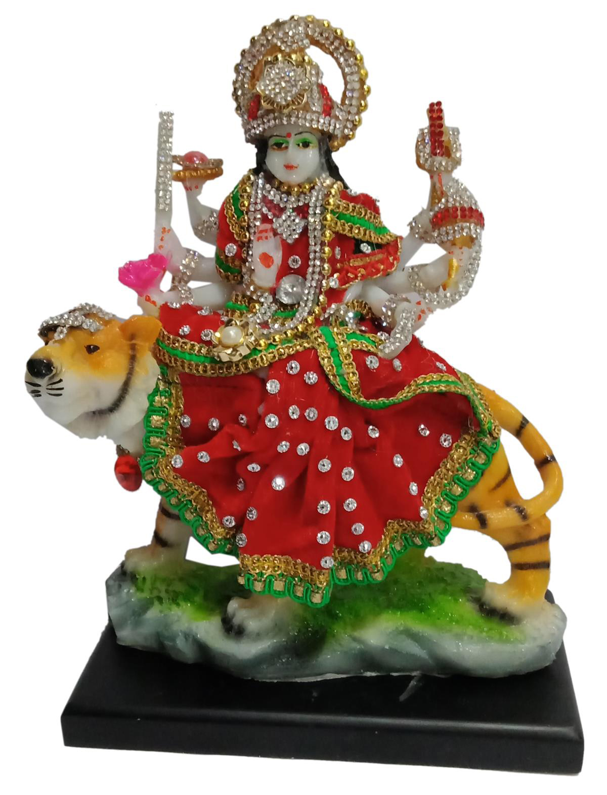 Deesha Planters and Decors Durga Mata Ji 6.25X3.5X8.25 inch