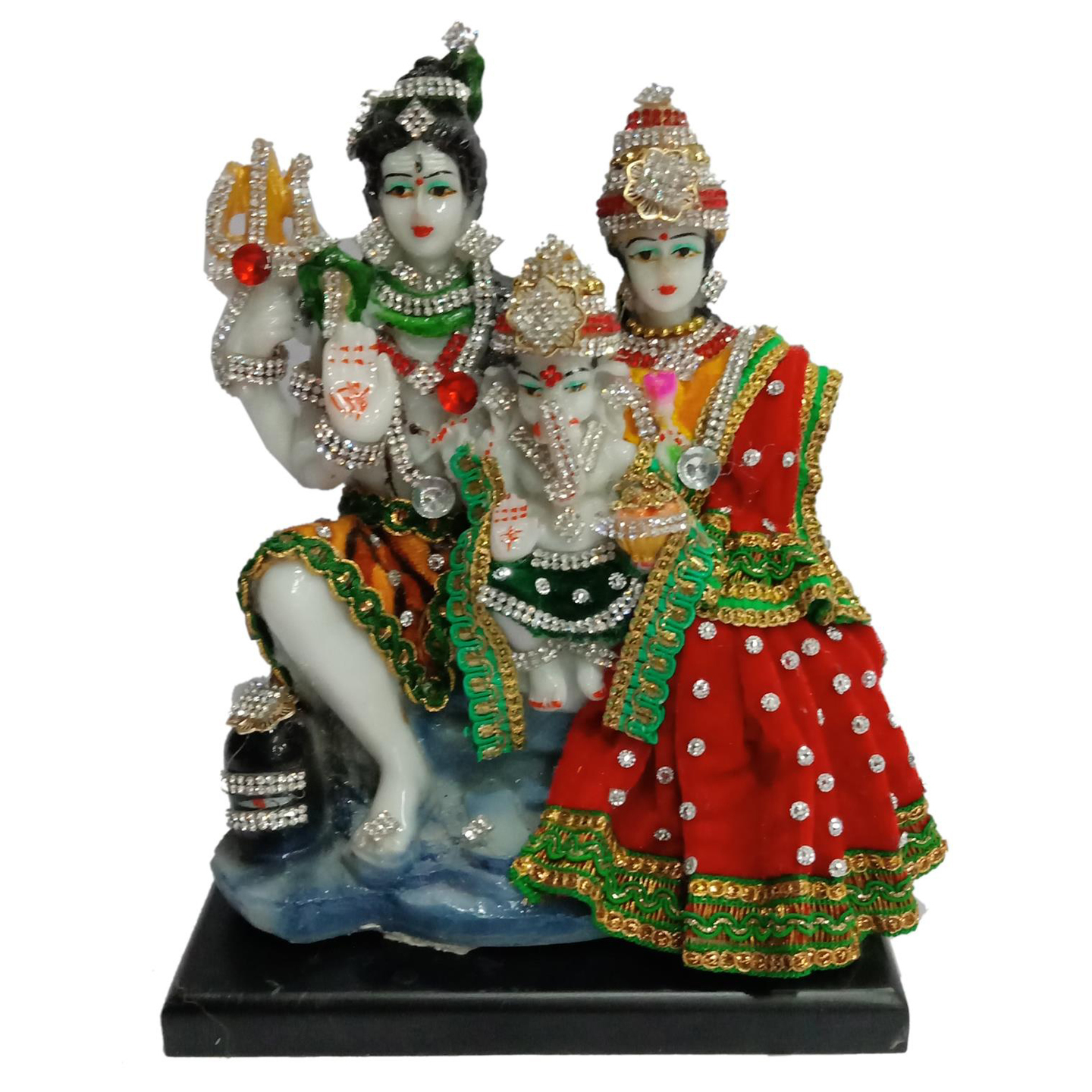 Deesha Planters and Decors Shiv Parivar 6.75X4.50X8 inch