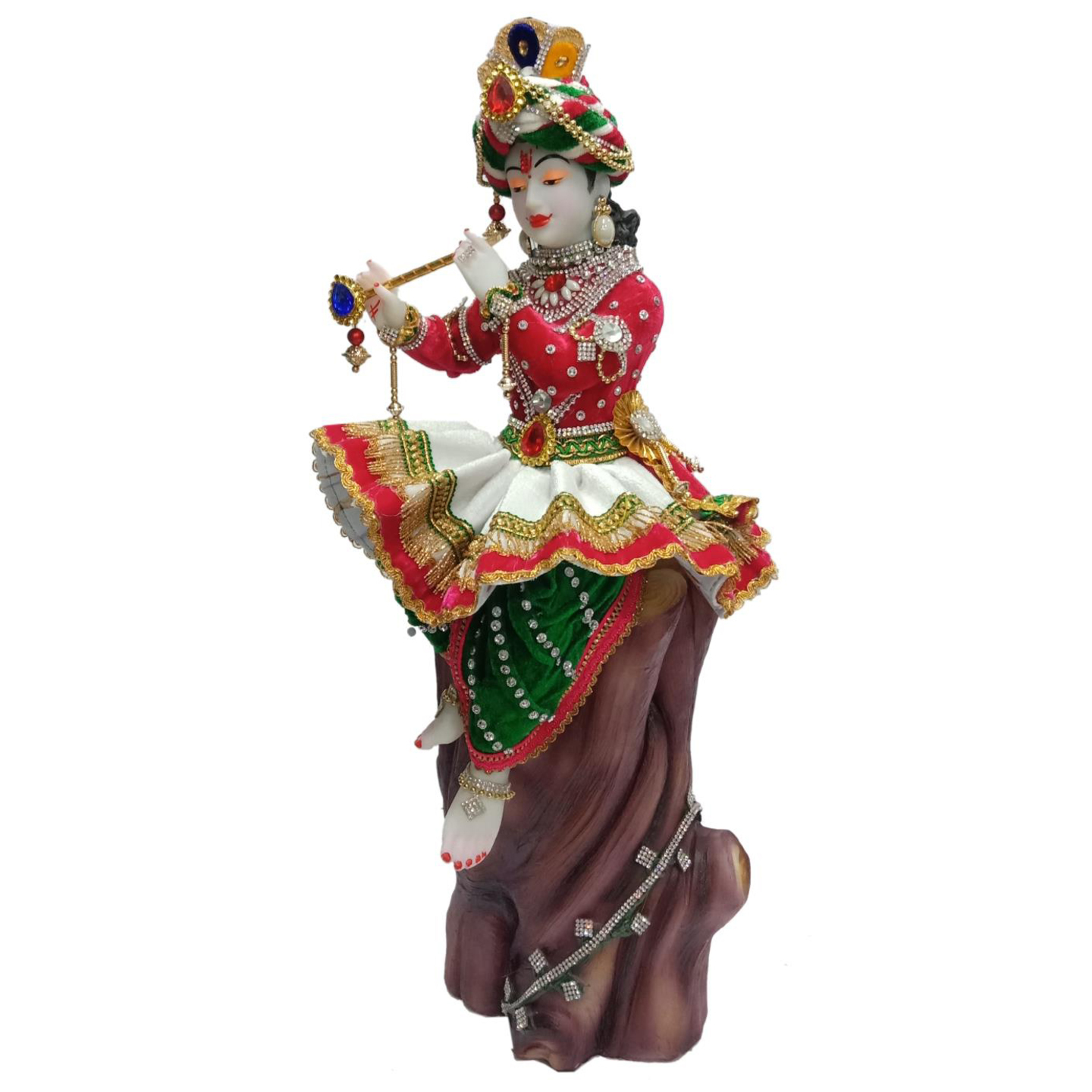 Deesha Planters and Decors Beautiful Decorative Krishna Ji (7X5.5X20.5inch)