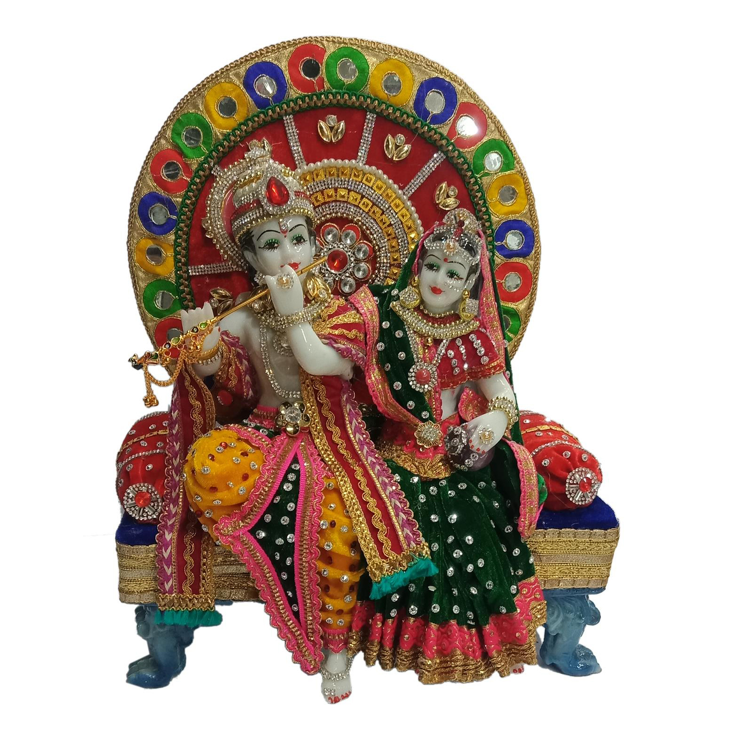 Deesha Planters and Decors Radha Krishna Ji ((13X9X16 inch)