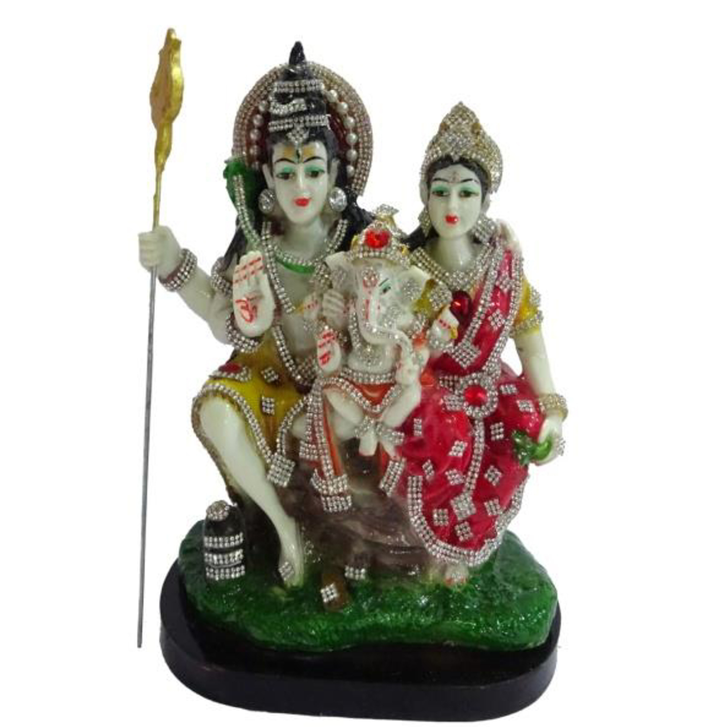 Deesha Planters and Decors Shiv Parivar Idol(8.25X5X9.5")