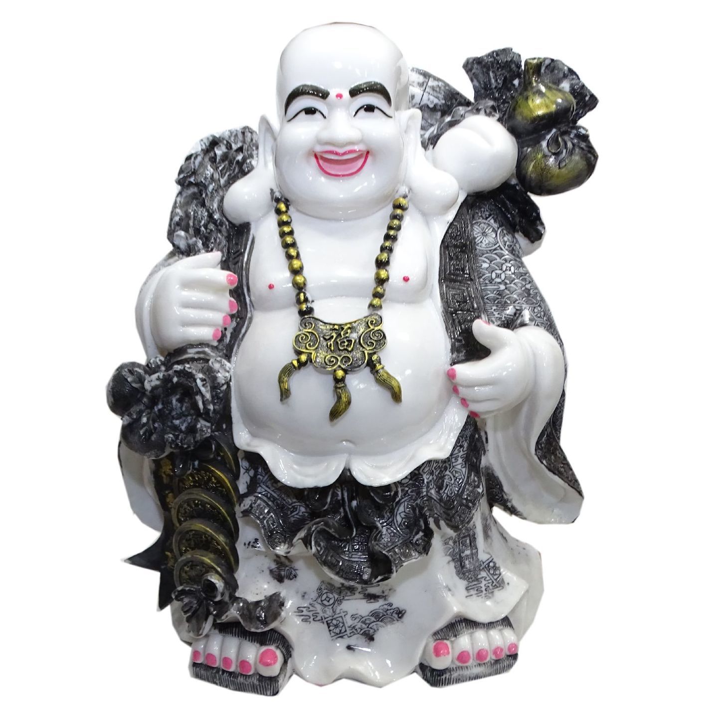 Deesha Planters and Decors Potli Happy Man Statue 13.5X10X21