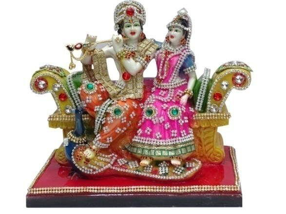 DEESHA PLANTERS AND DECORS RADHA KRISHAN JI STATUE 31