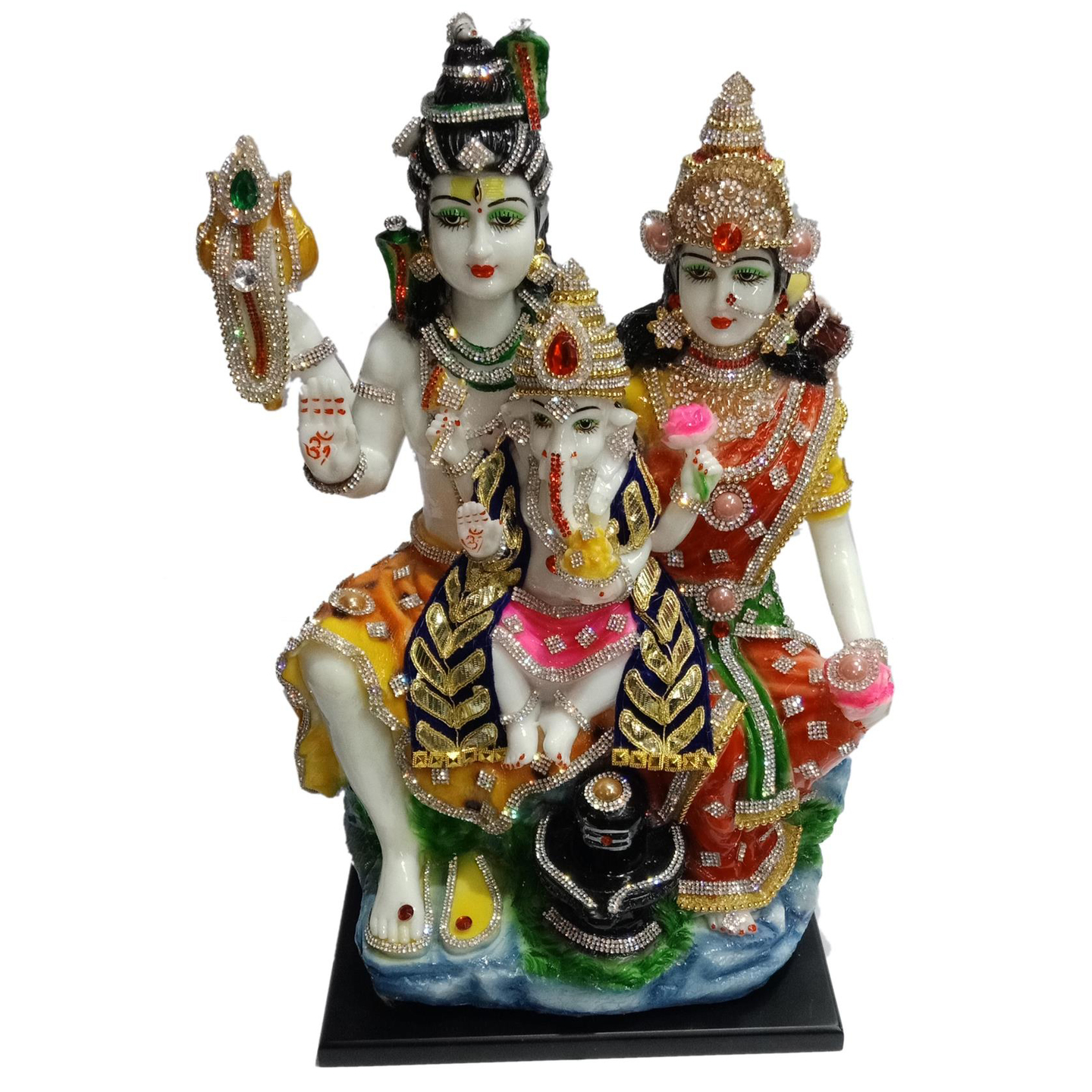 Deesha Planters and Decors Shiv Parivar Idol (10.5X8.75X18 inches)