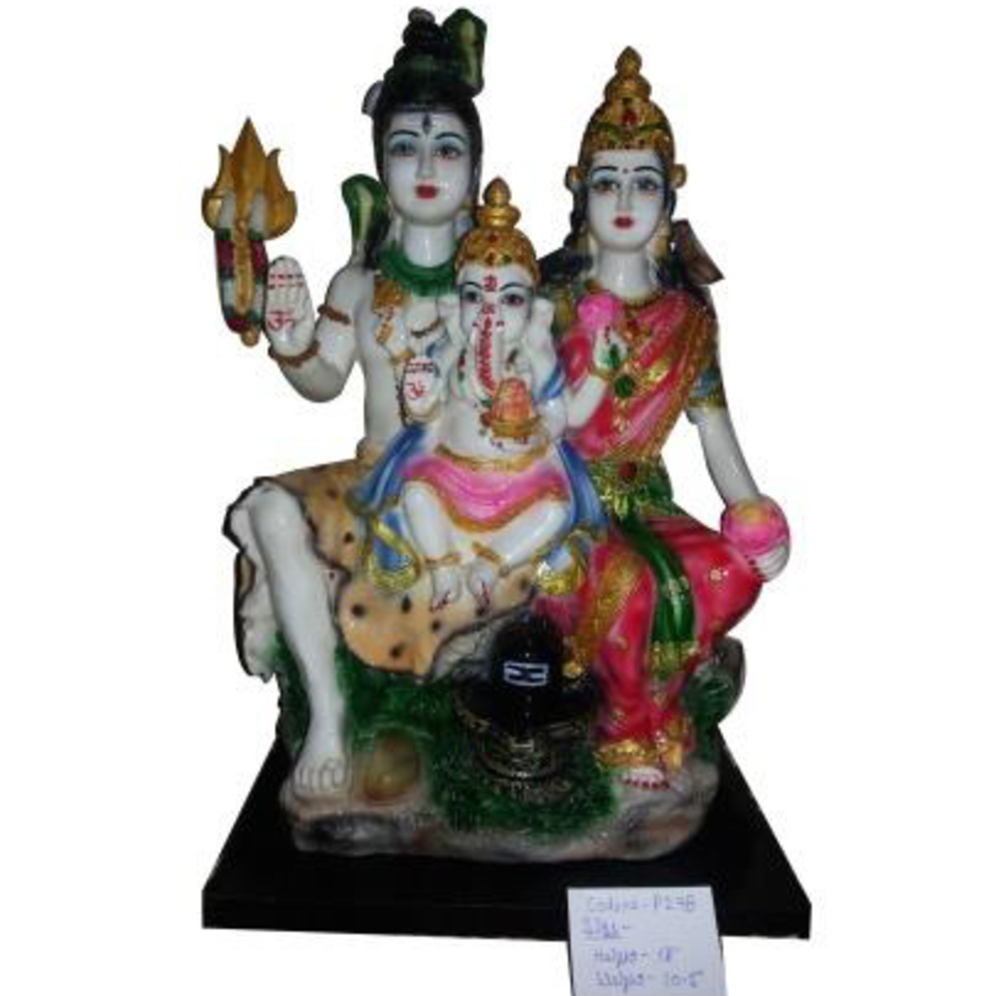 Deesha Planters and Decors Beautiful Shiv Family Statue 12X9X18 inch