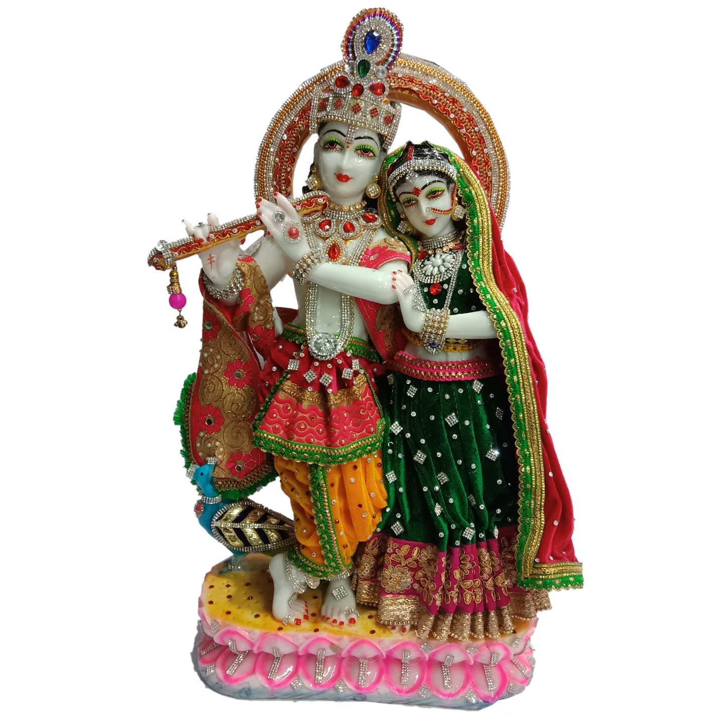 Deesha Planters and Decors Radha Krishna Ji 15.5X7X17.75 inch