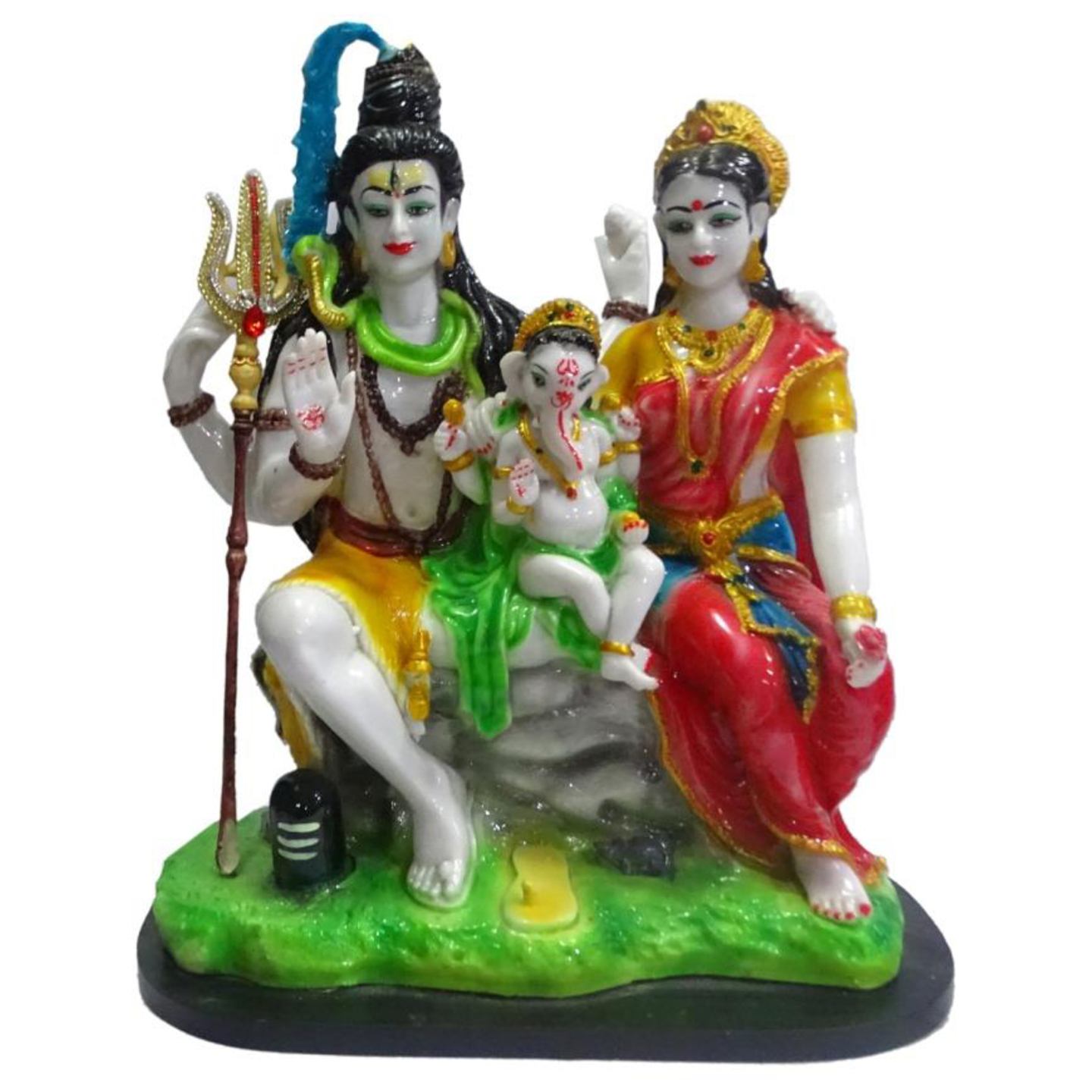 Deesha Planters and Decors Beautiful Shiv Parivar Idol7X12X21