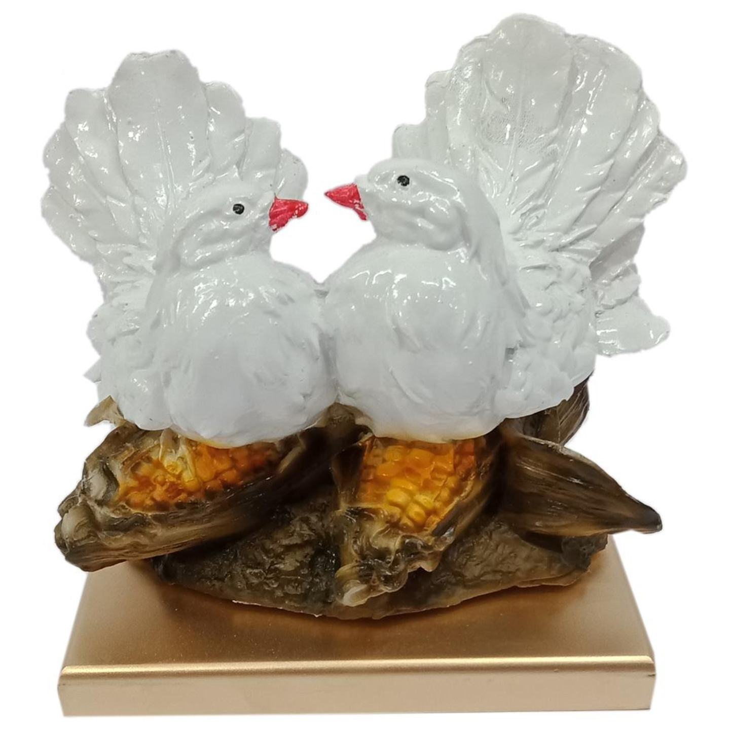 Deesha Planters and Decors Love Birds Showpiece 7x5x6.5 inch