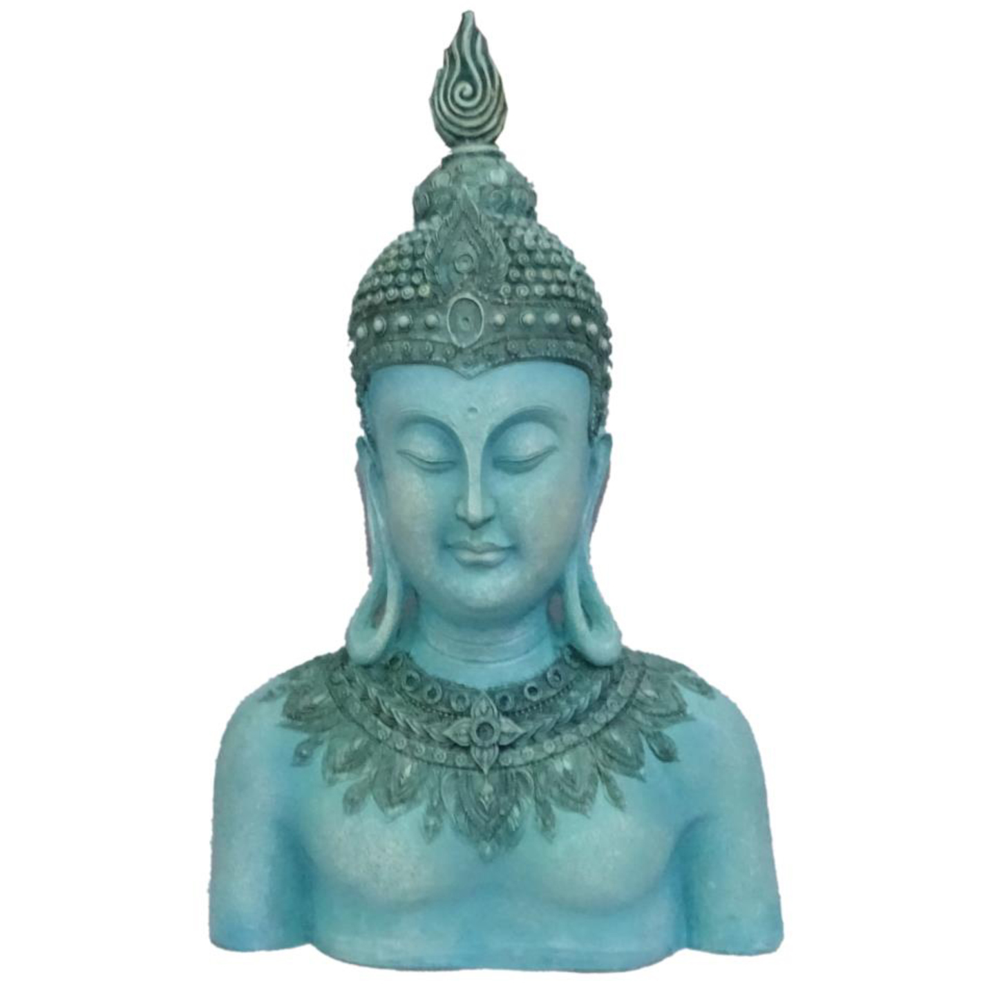 Deesha Planters and Decors Blue Buddha Showpiece3 14.5x8x23 inch