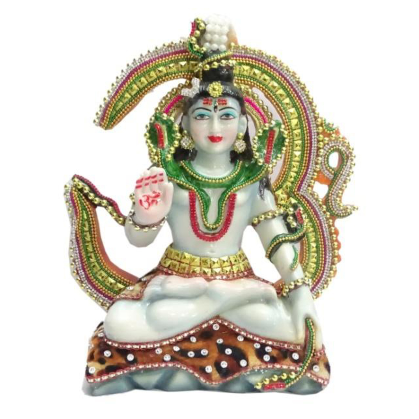 Deesha Planters and Decors Om Shiv Idol In Dress9X3.5X10.5