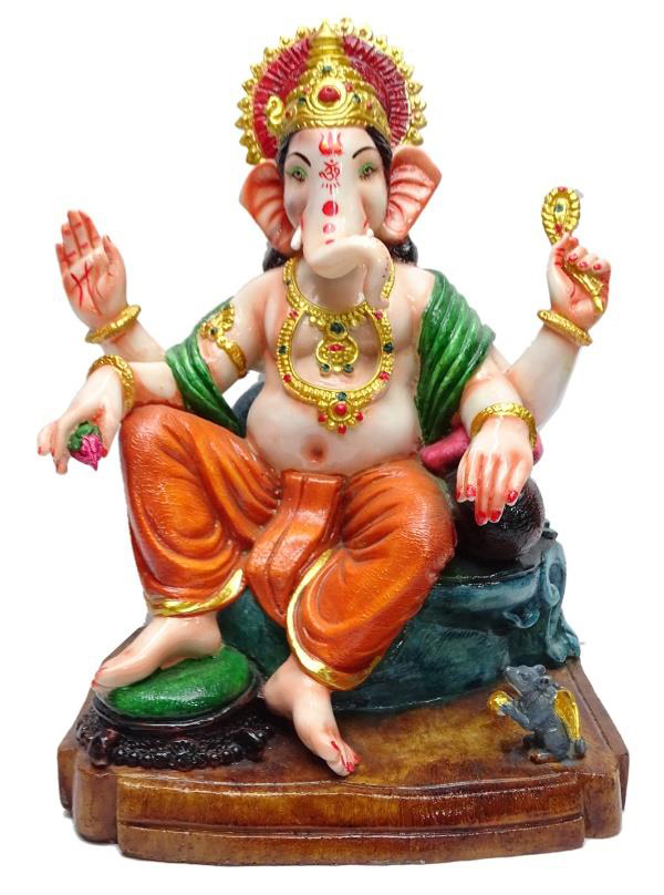 Deesha Planters and Dcor Beautiful Dcor Lord Ganesha Idol Statue 75 Product Dimension LXBXH 12x11x17 inch