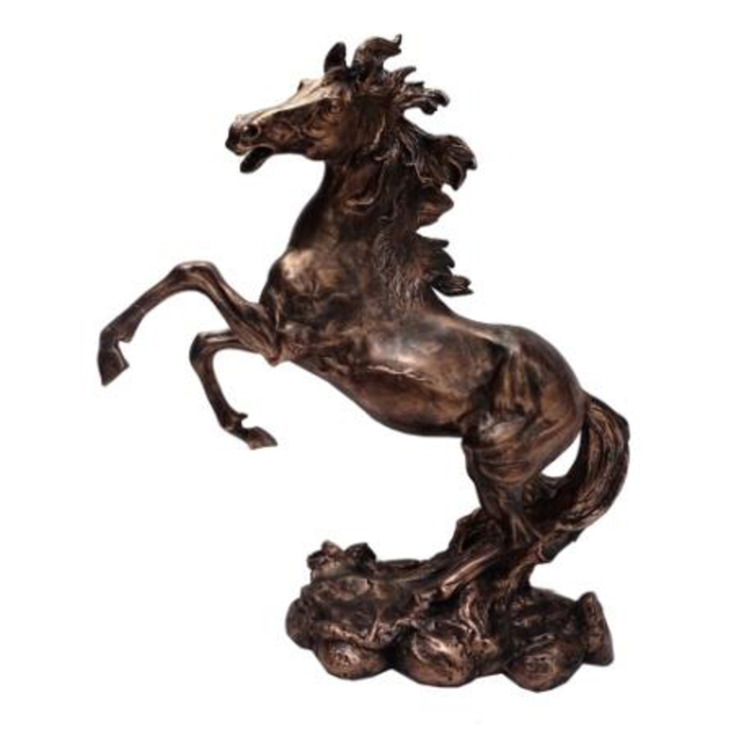 Deesha Planters and Decors Copper Horse Statue Showpiece