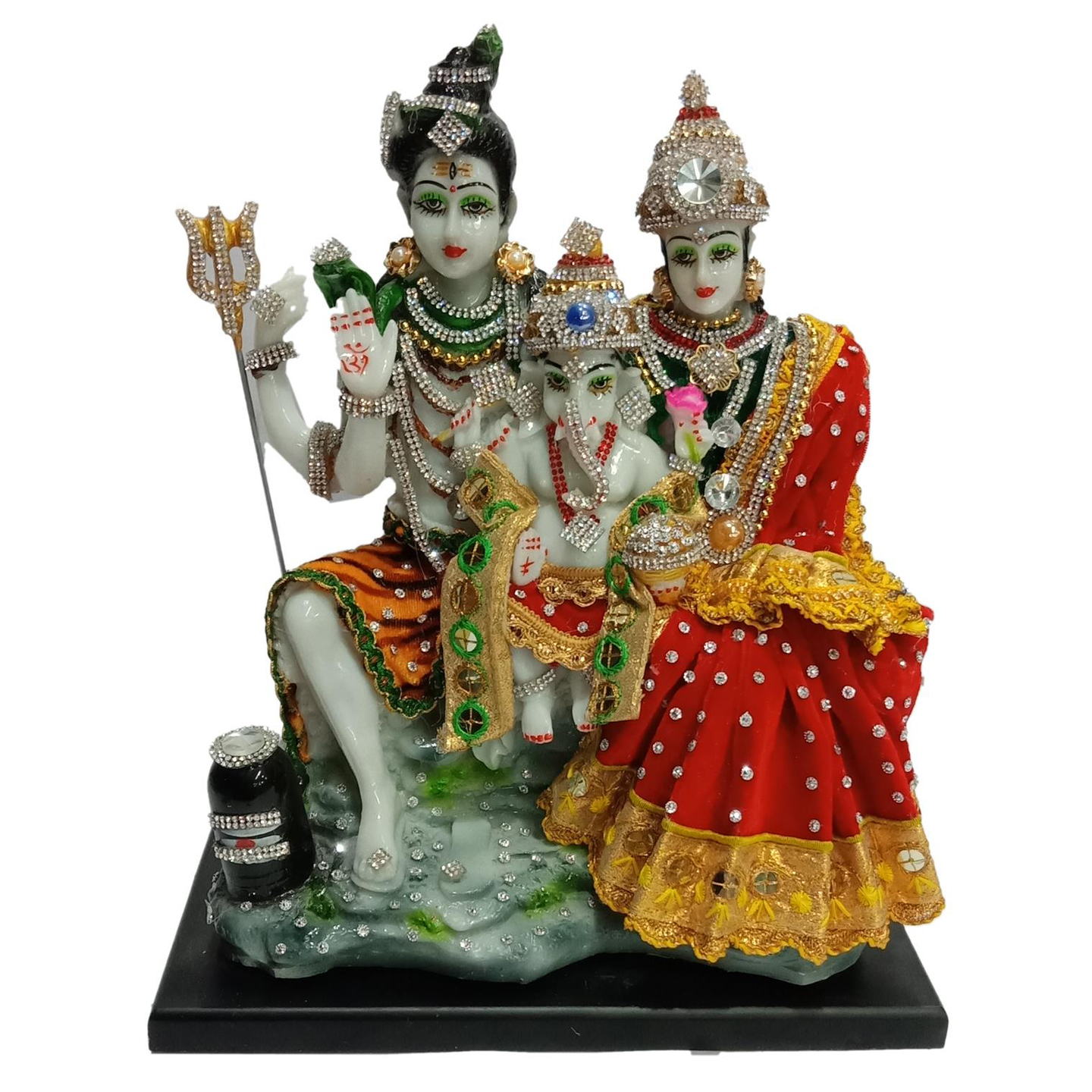 Deesha Planters and Decors Shiv Parivar 10.25X5.25X12.5 inch