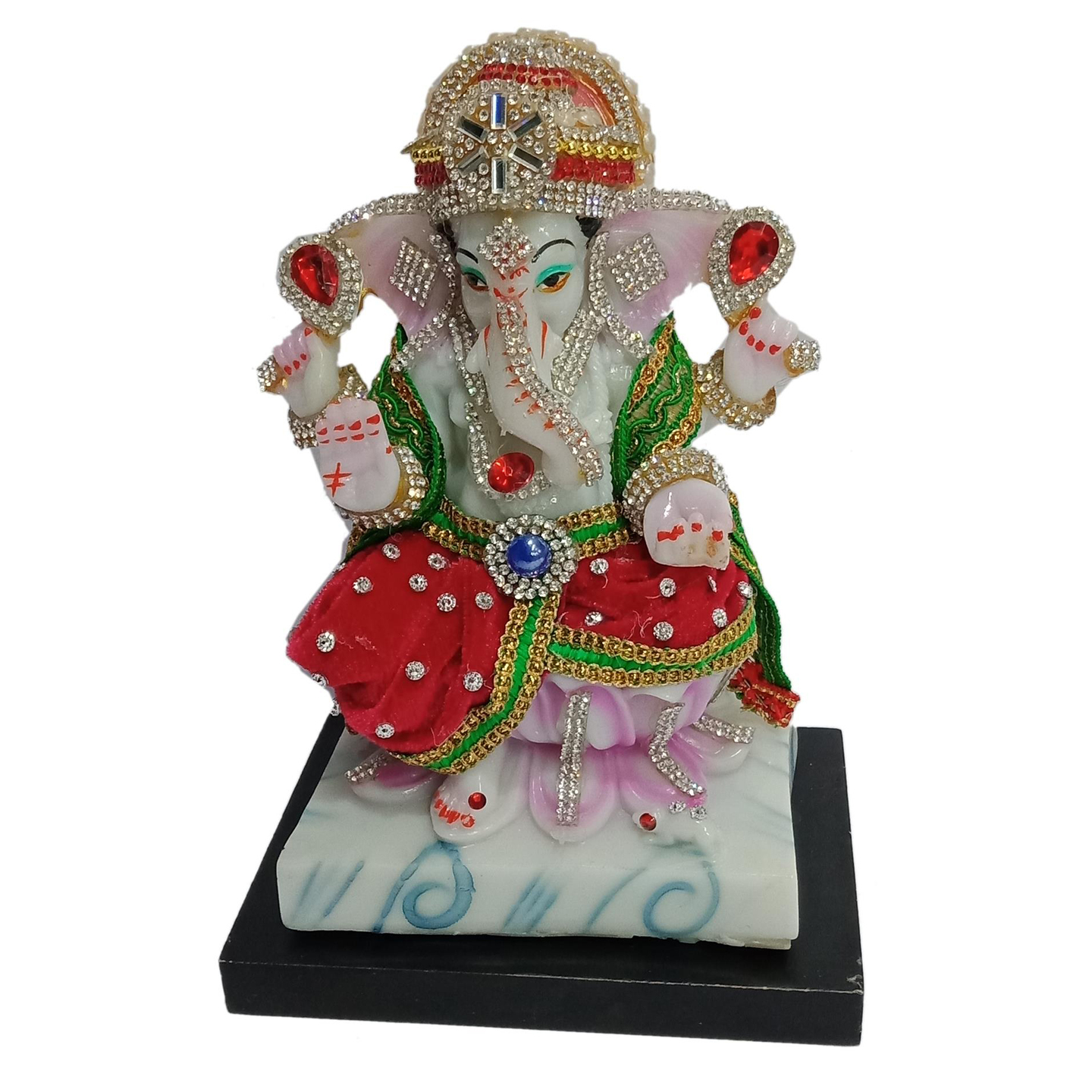 Deesha Planters and Decors Ganesha Statue 4.25X3.25X6.75 inch