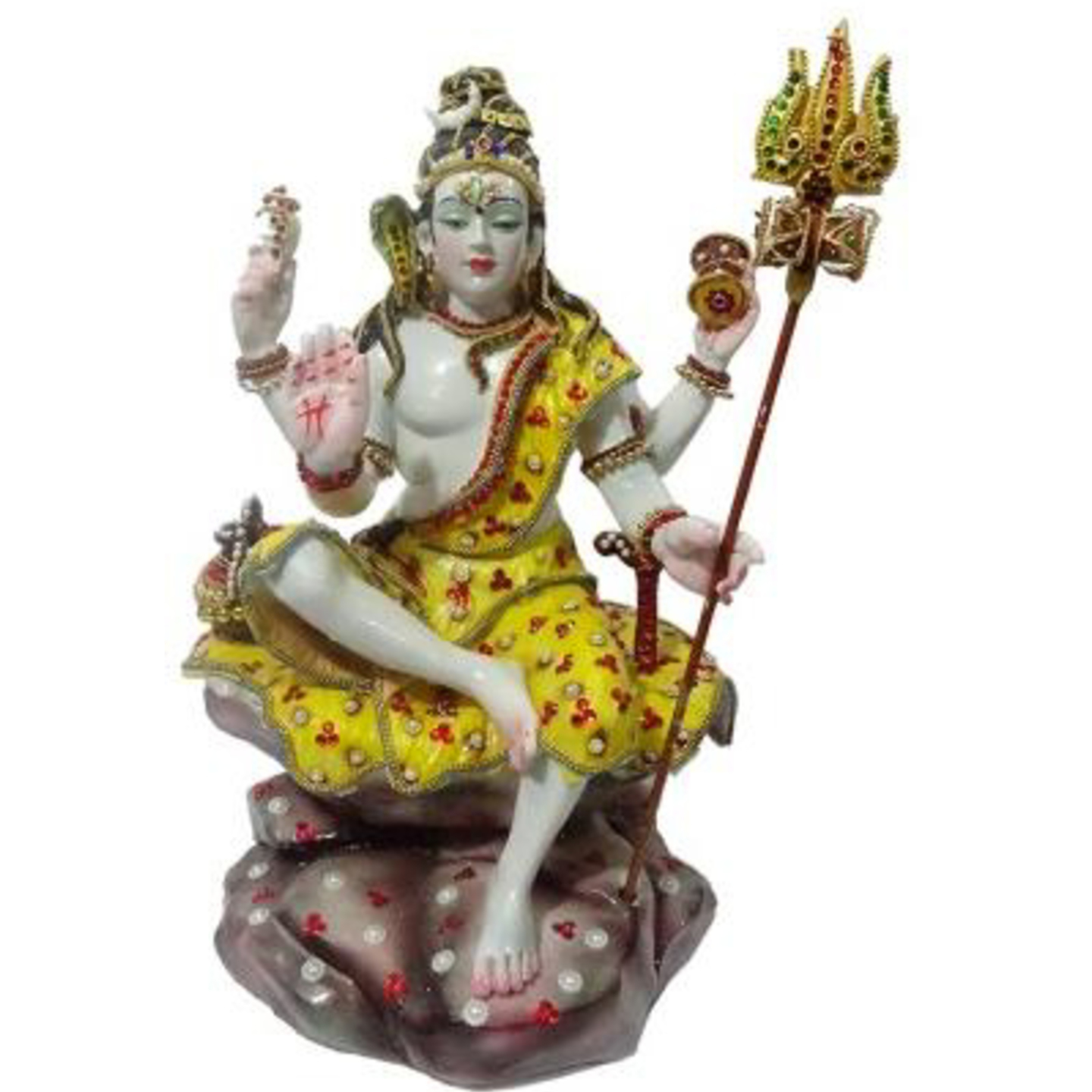 Deesha Planters and Decors Beautiful LORD SHIV JI Statue 12X10X20 inch