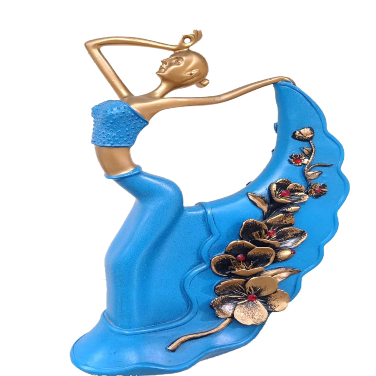 Deesha Planters and Decors Frock Lady Showpiece (16X6X29 Cms)