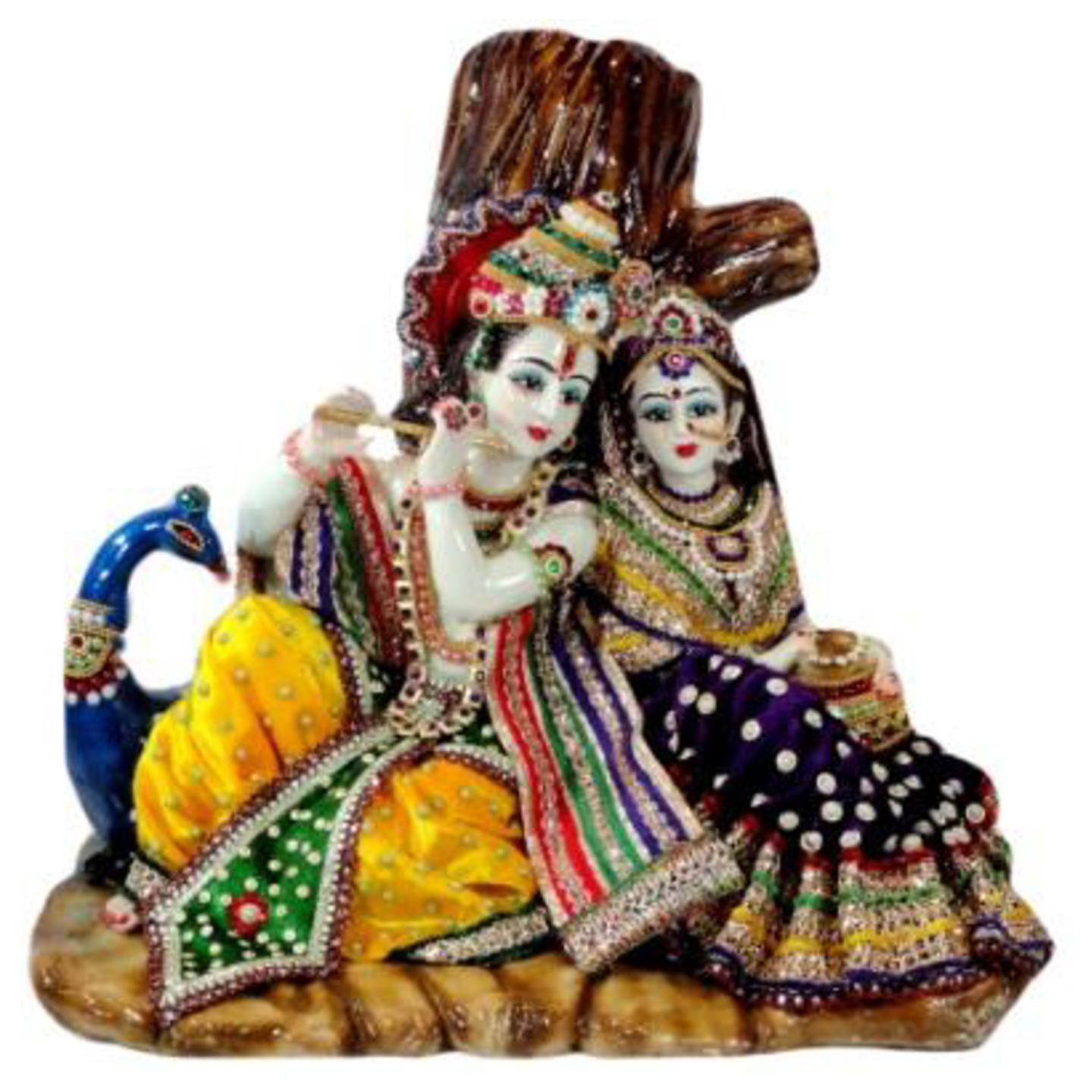 Deesha Planters and Decors Dali Radha Krishna DRK1 (14.5X10.75X14.5")