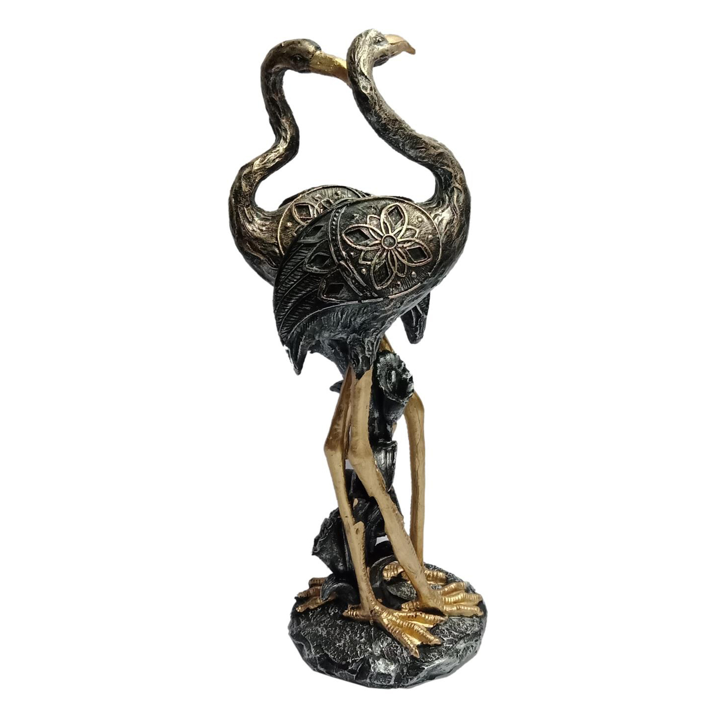 Deesha Planters and Decors 2 Crane Bird Showpiece 5.5x4x16.5 inch