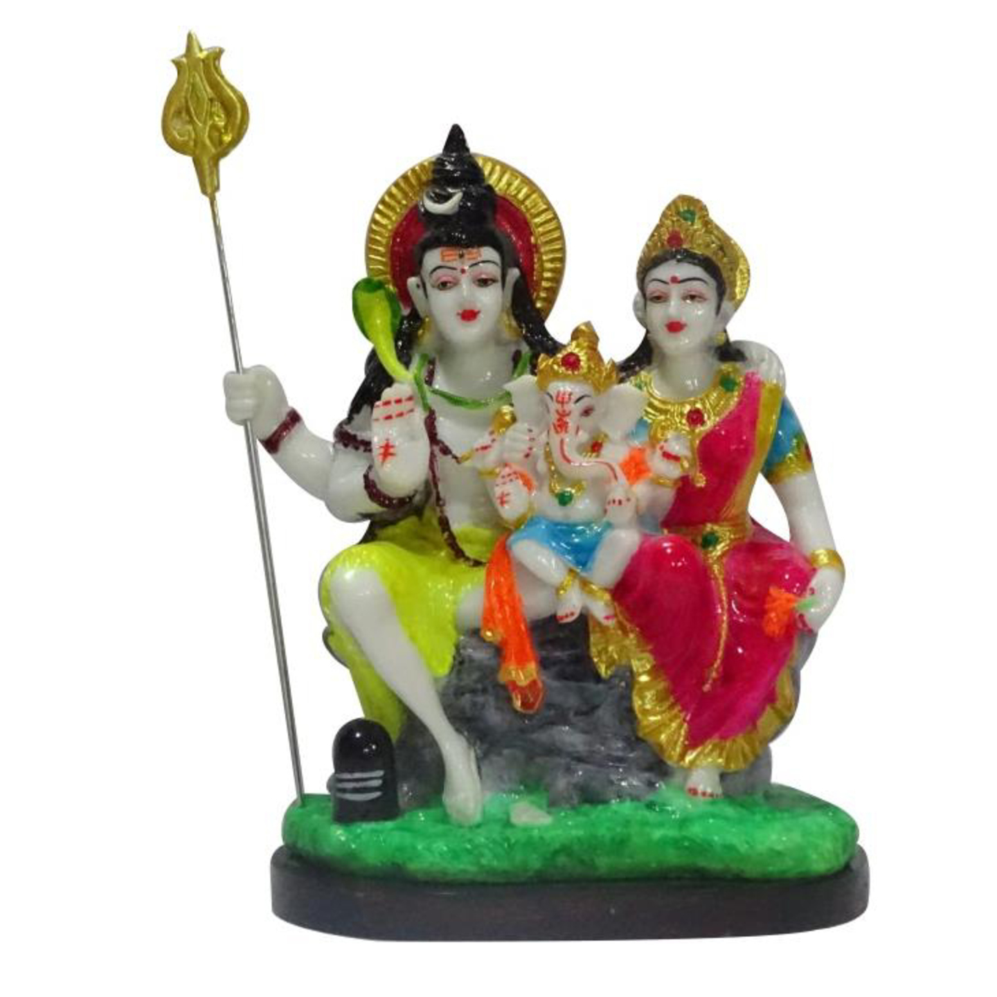 Deesha Planters and Decors Beautiful Shiv Family Statue Figure (8X5X10 inch)